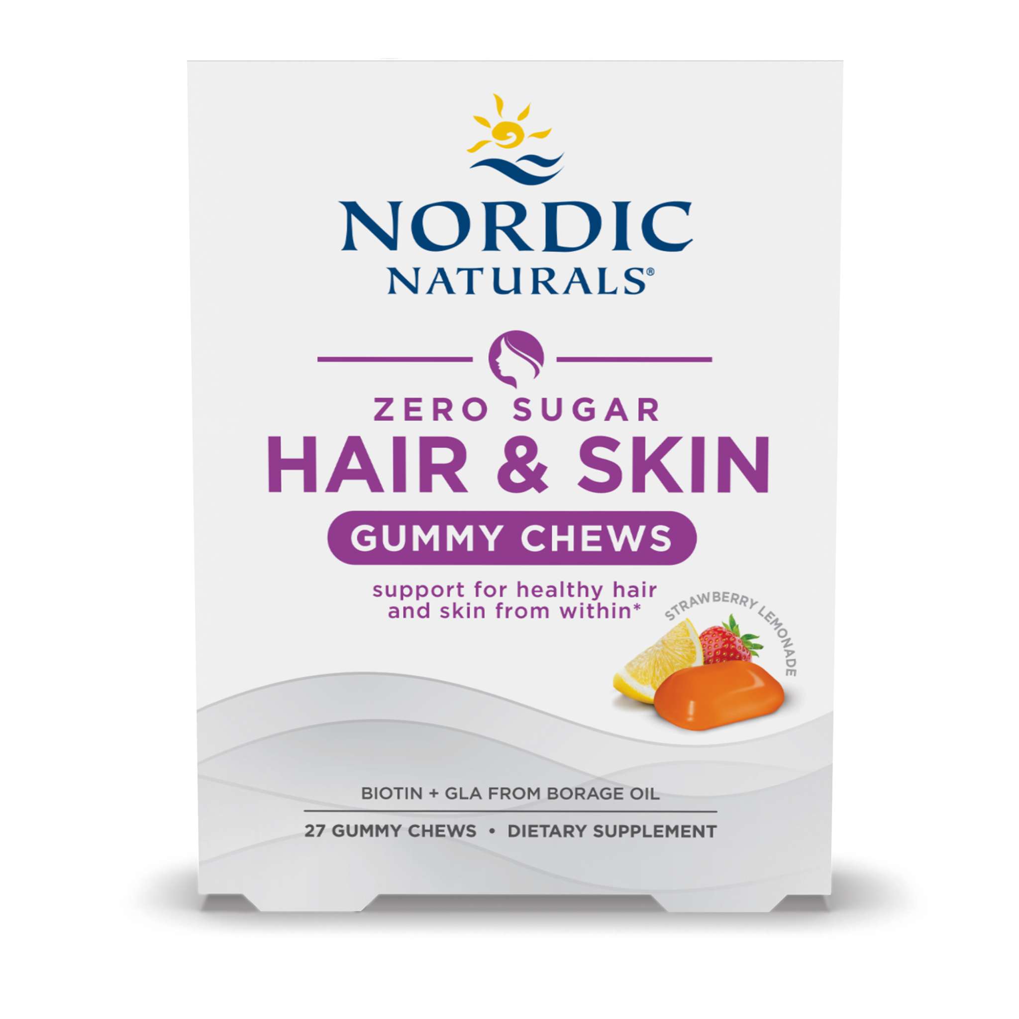 Nordic Naturals - Hair & Skin Gummy Zero Sugar