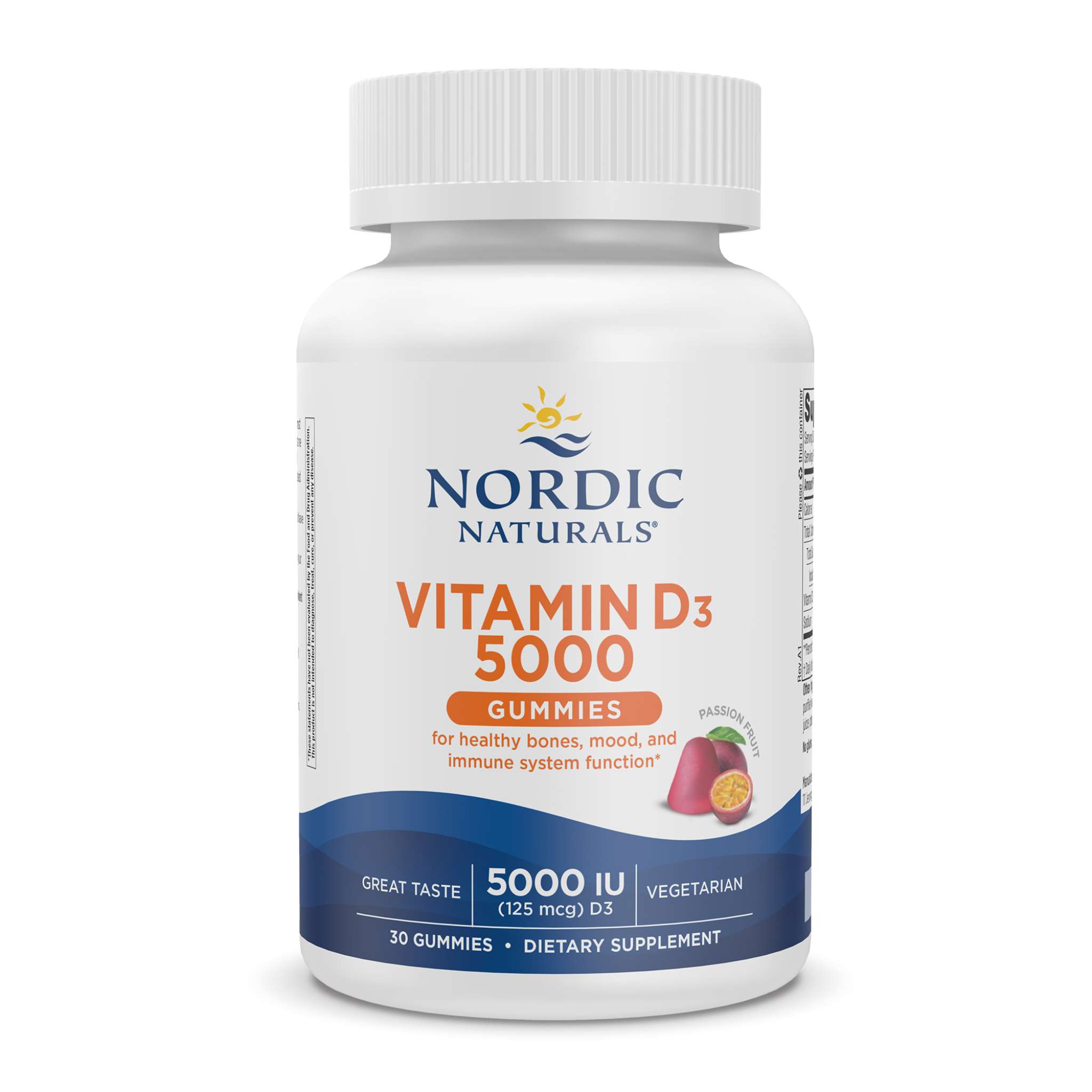 Nordic Naturals - D3 5000 iu Gummies Pass Frt