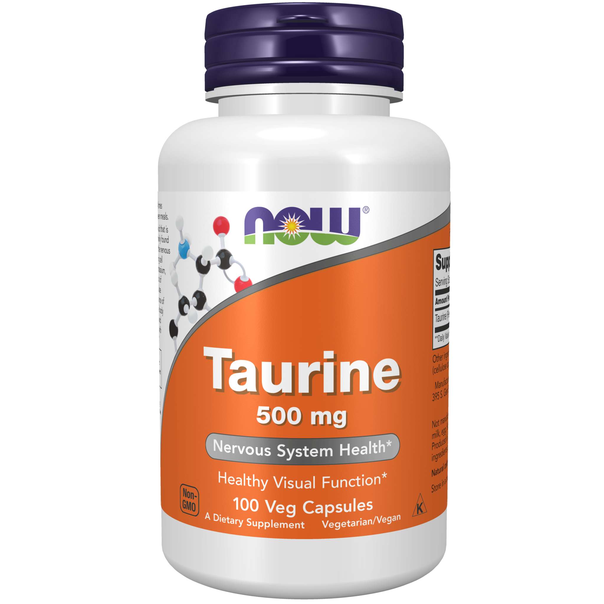 Now Foods - Taurine 500 mg