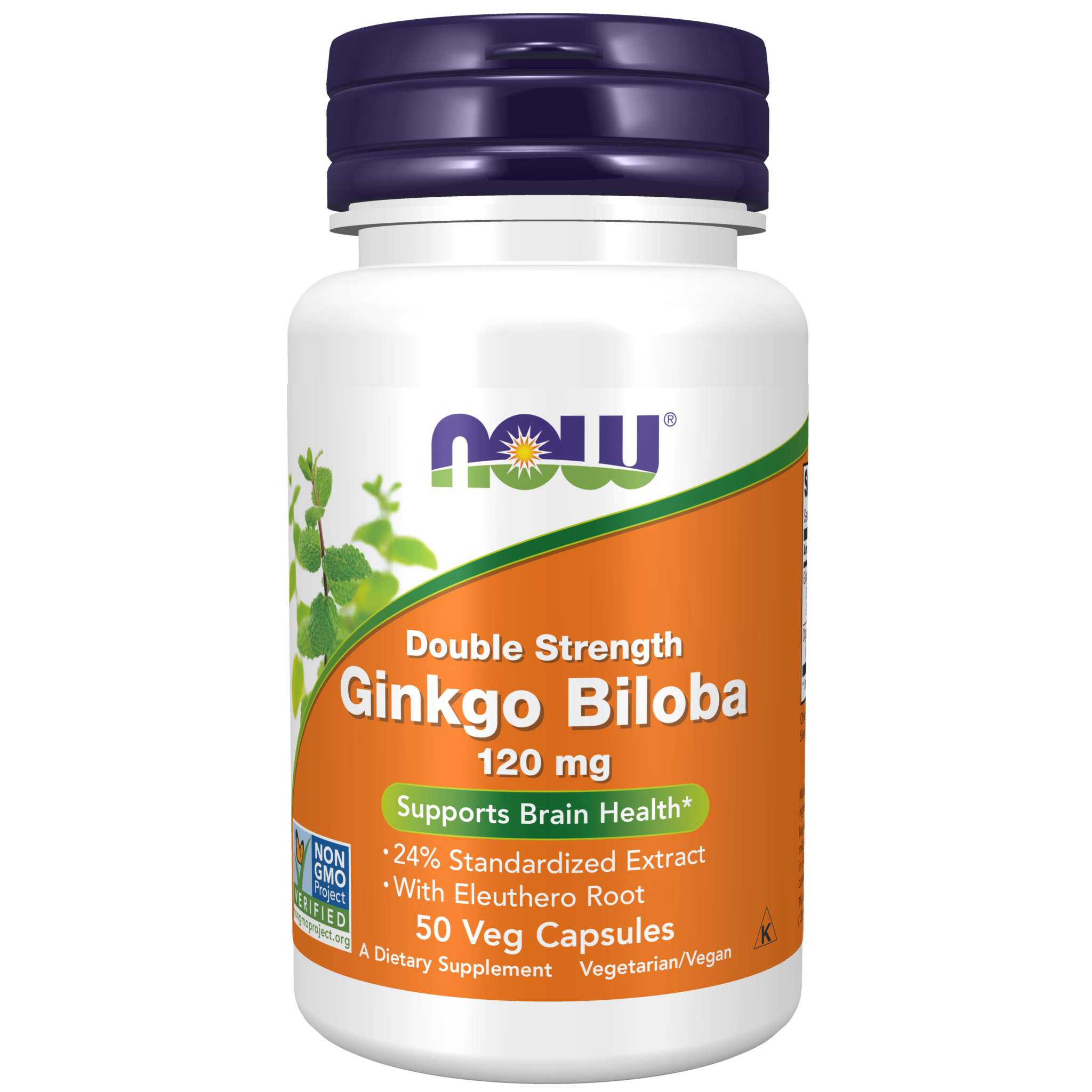 Now Foods - Ginkgo Biloba 120 mg Eleuther0