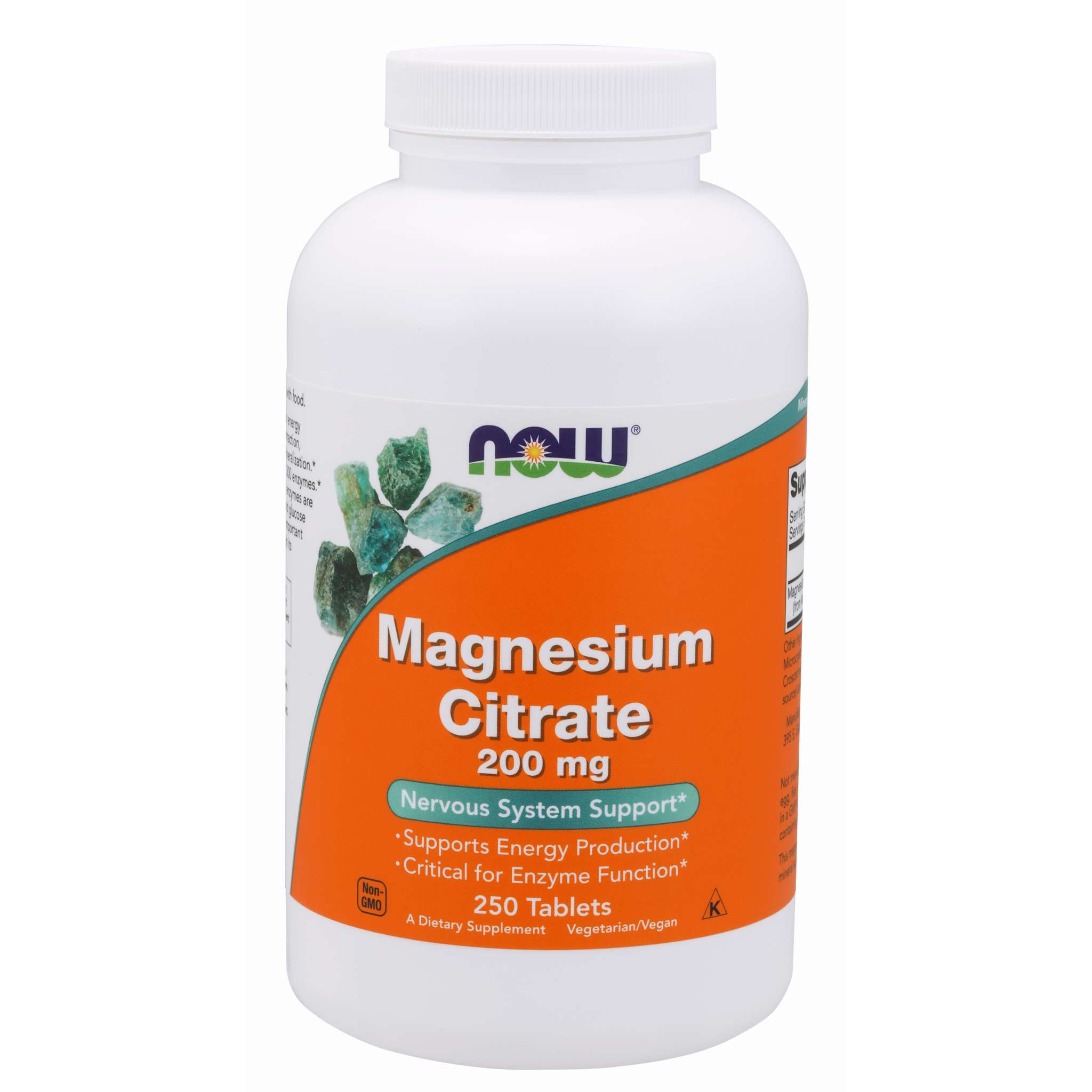 Now Foods - Magnesium Citrate 200 mg
