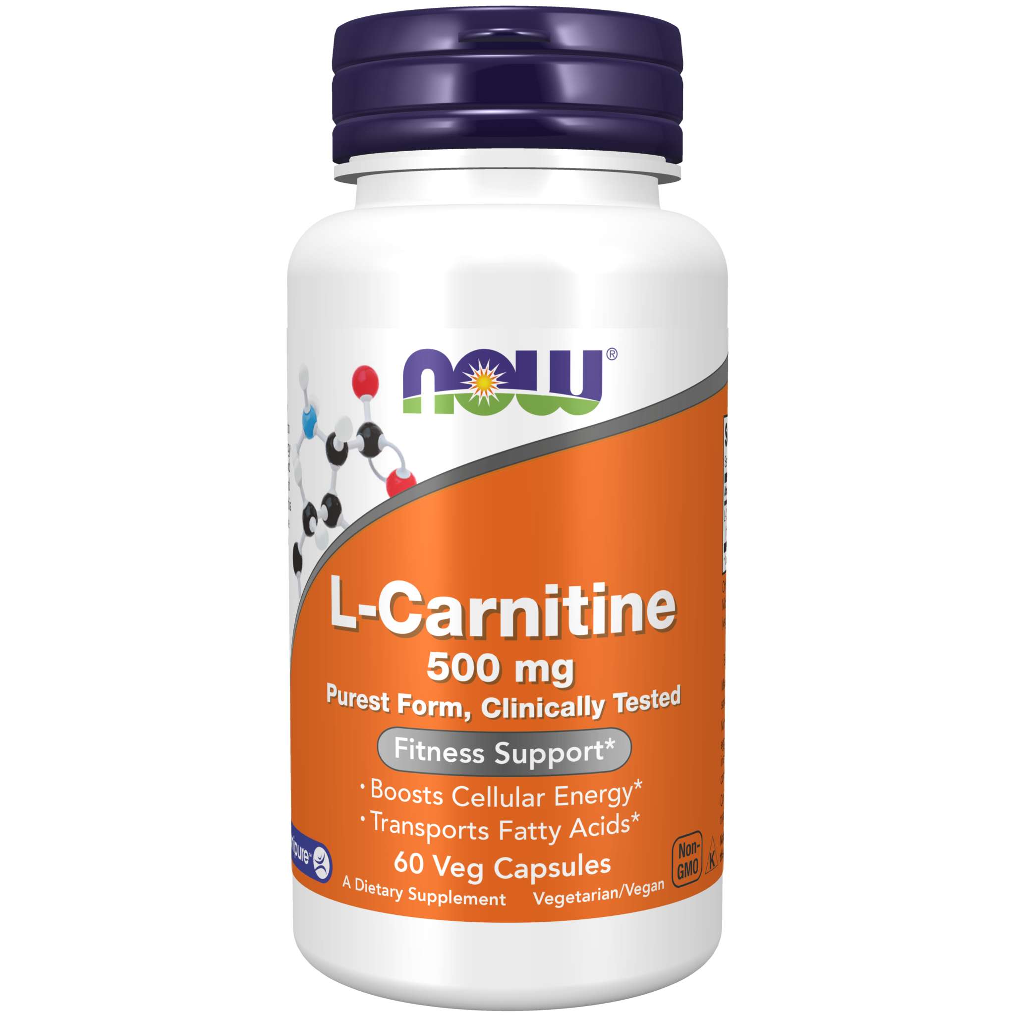 Now Foods - Carnitine 500 mg