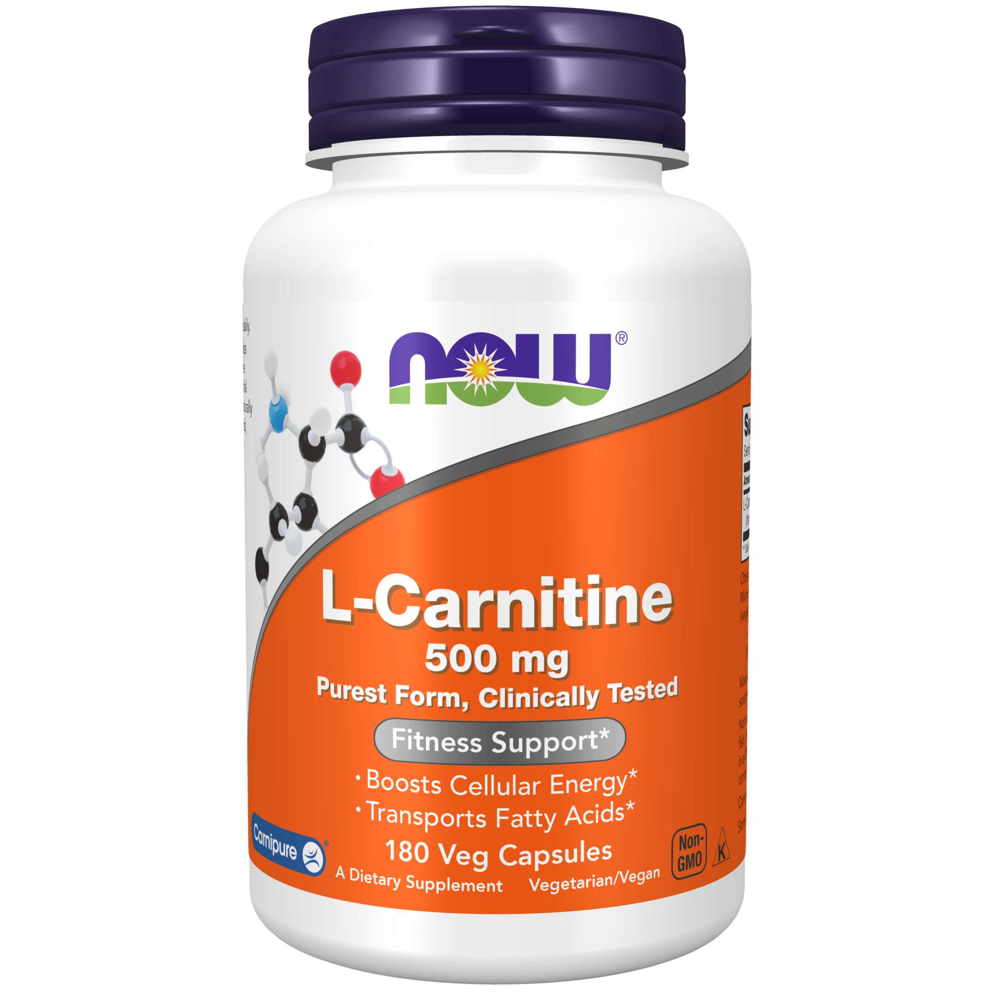 Now Foods - Carnitine 500 mg