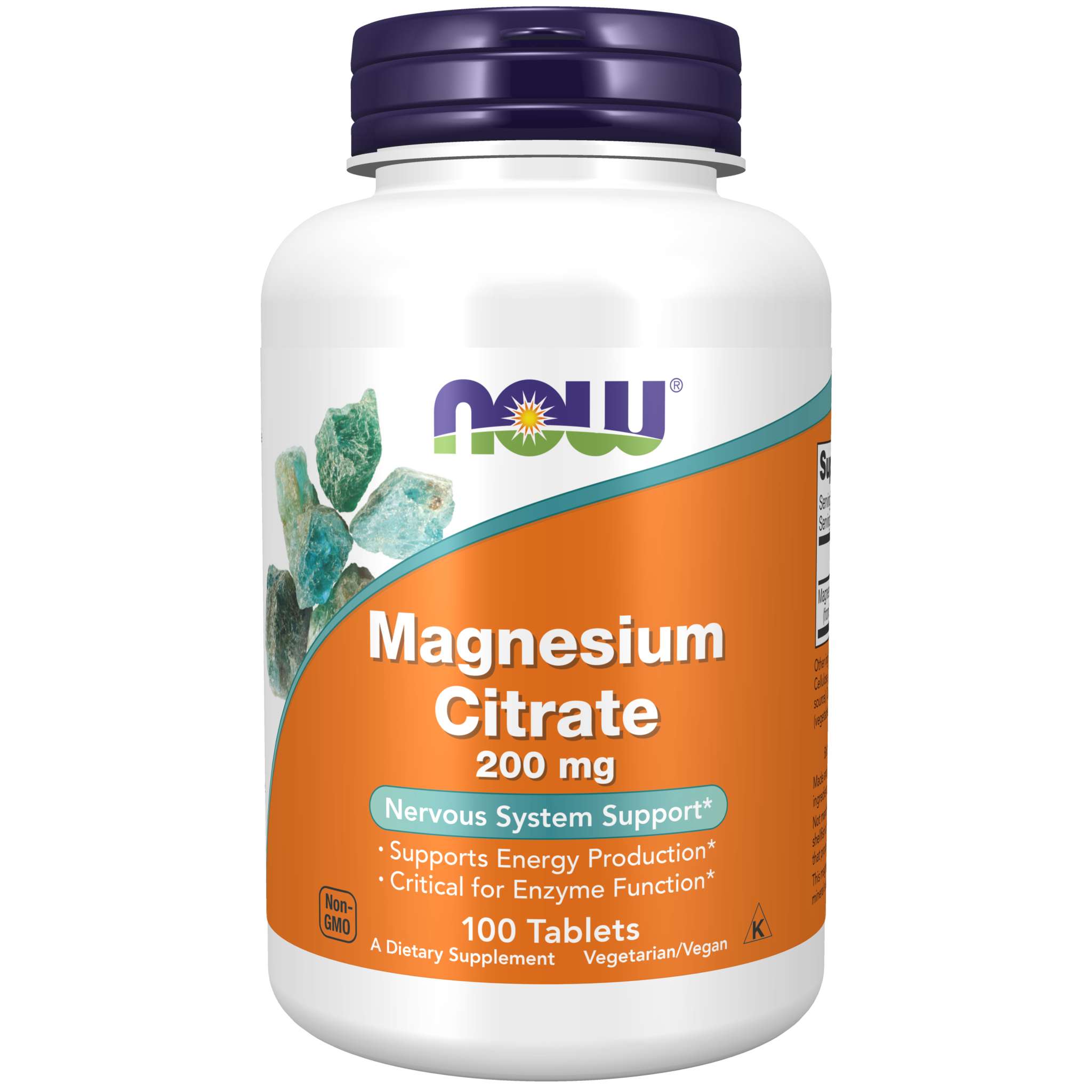 Now Foods - Magnesium Citrate 200 mg