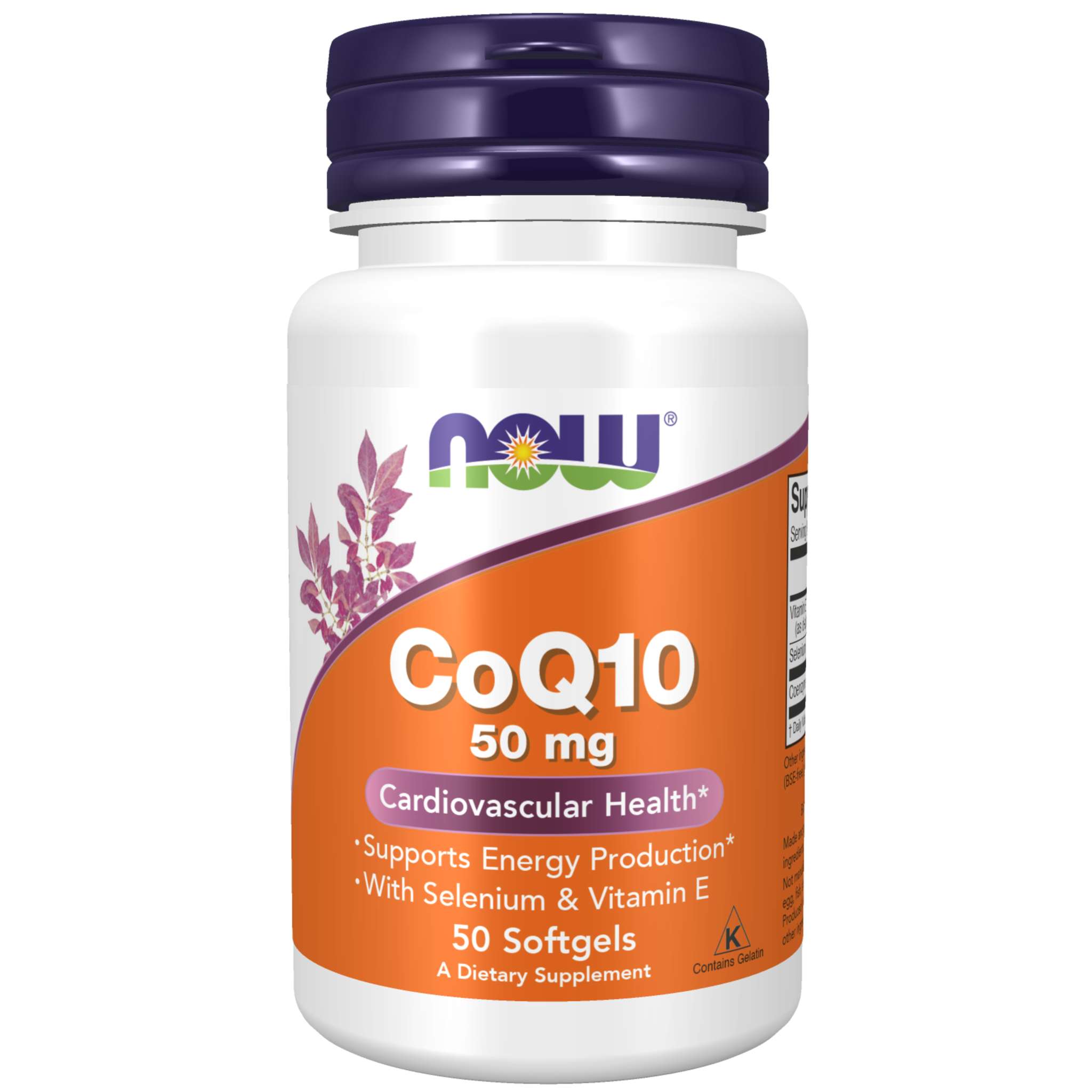 Now Foods - Coq10 50 mg W/E And Selenium