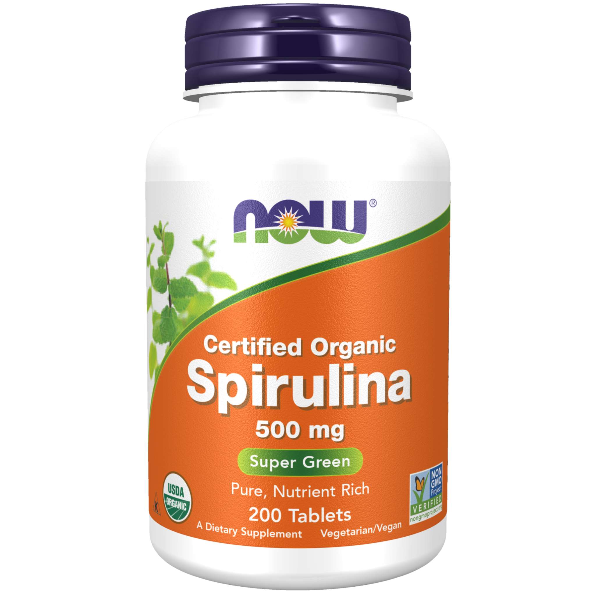 Now Foods - Spirulina 500 mg tab