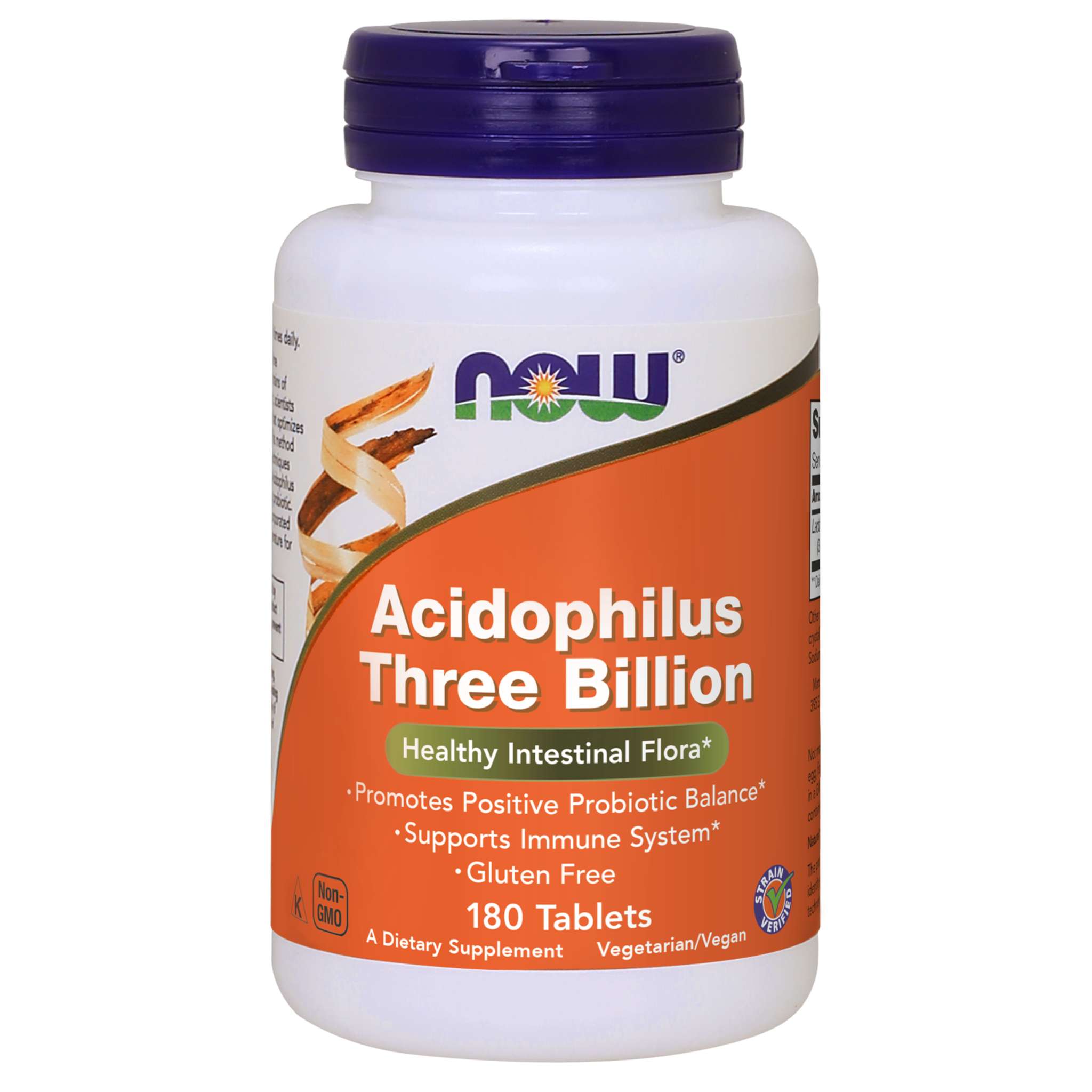 Now Foods - Acidophilus Stabilized 3 Billi