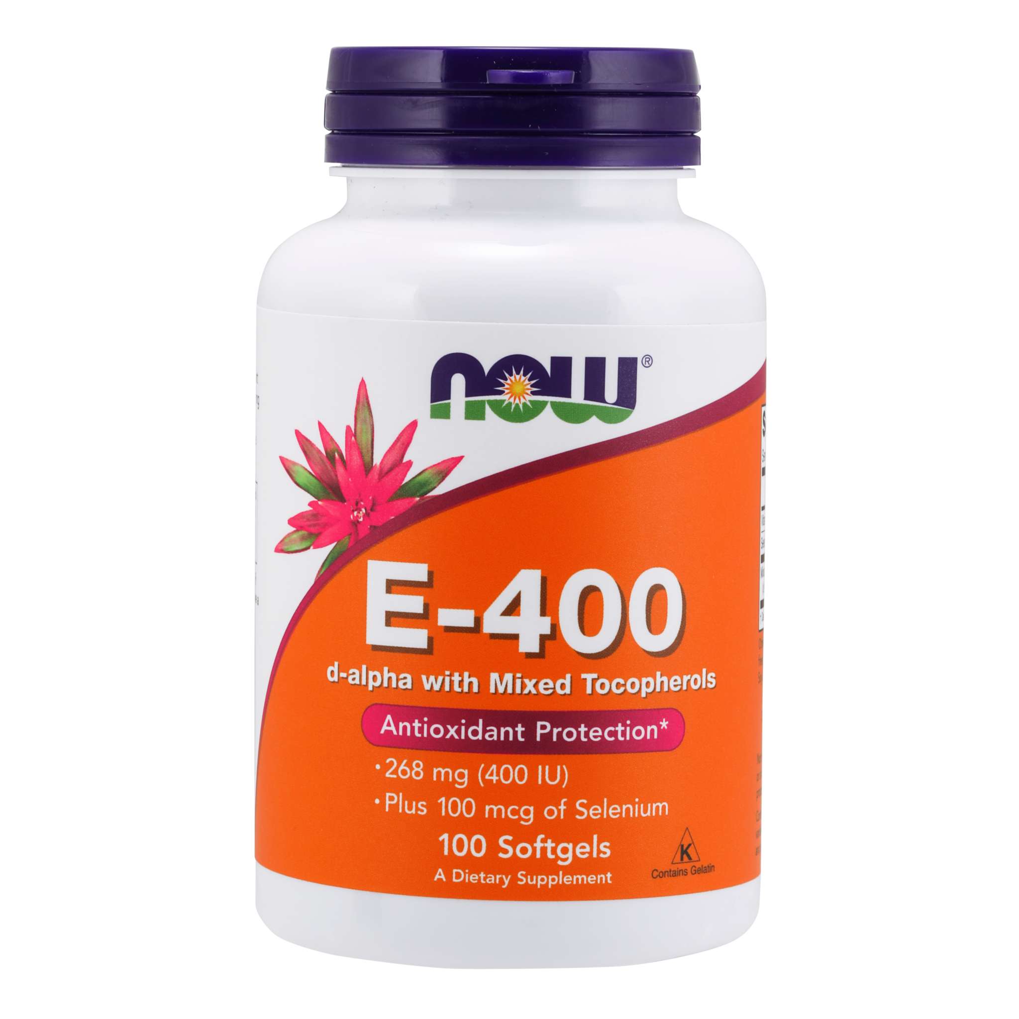 Now Foods - E 400 Mixed W/Selenium 100 mcg