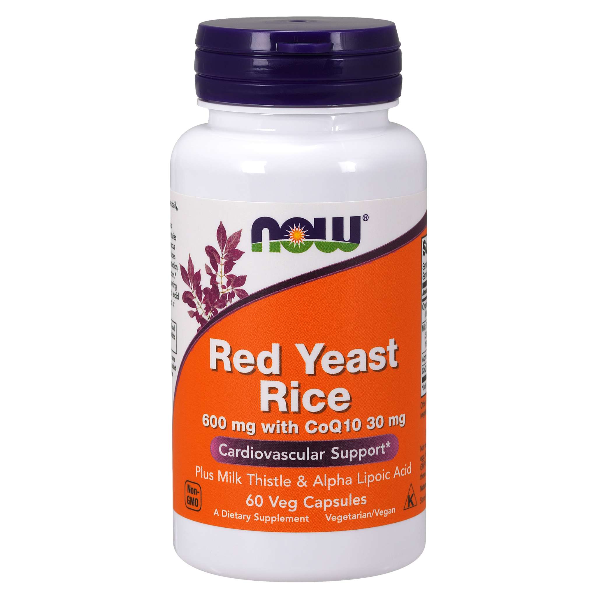 Now Foods - Red Yeast Rice 600 mg W/Coq10