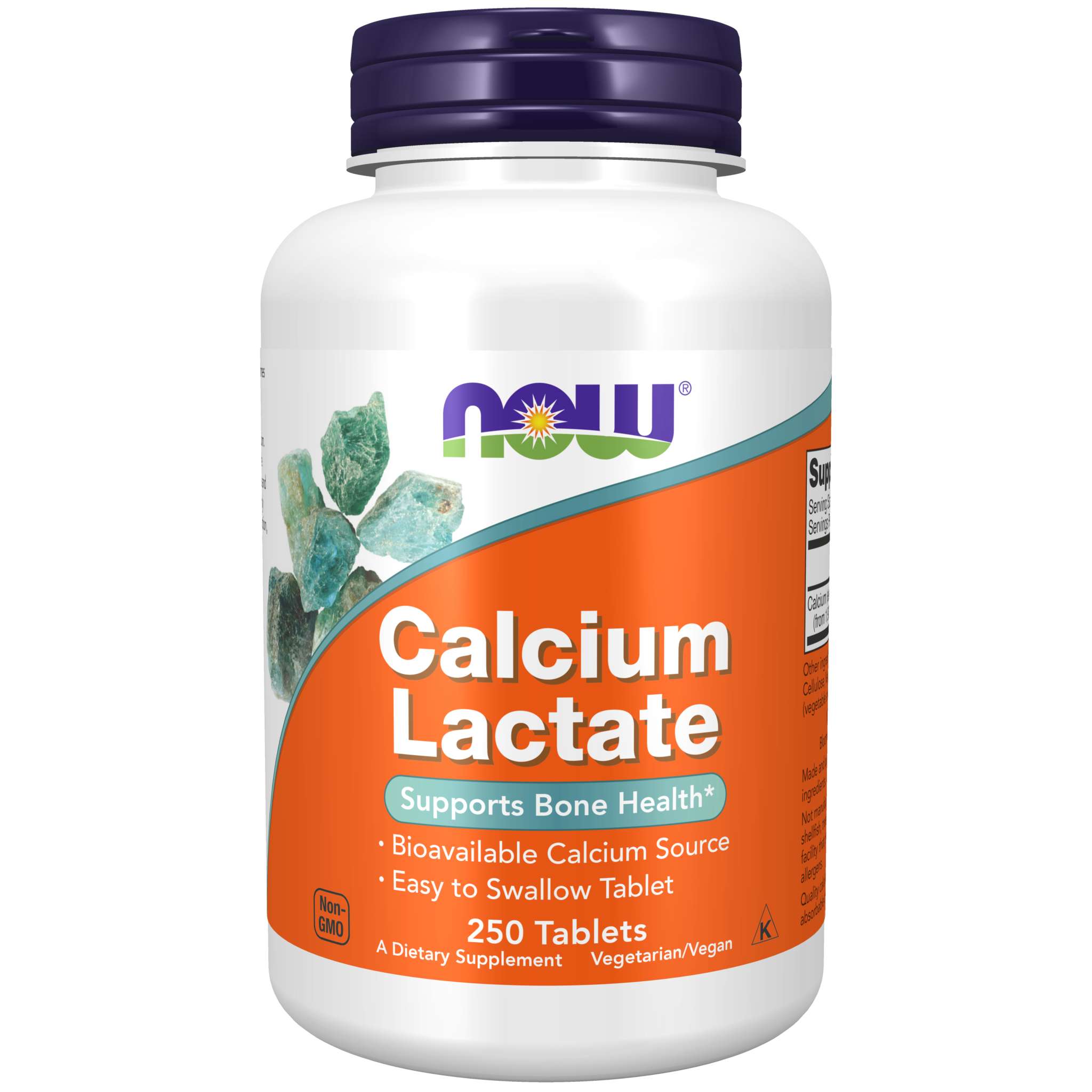 Now Foods - Calcium Lactate 650 mg