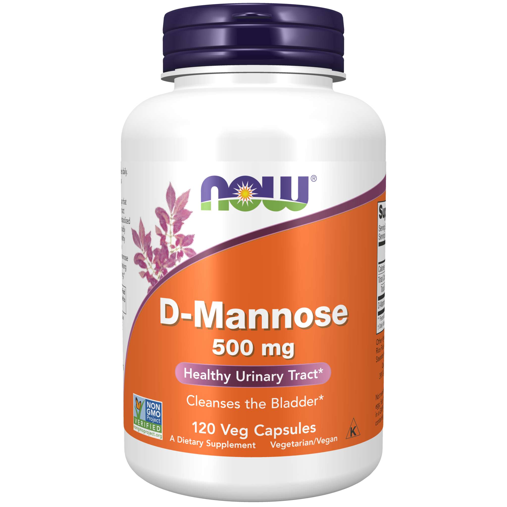 Now Foods - D Mannose 500 mg