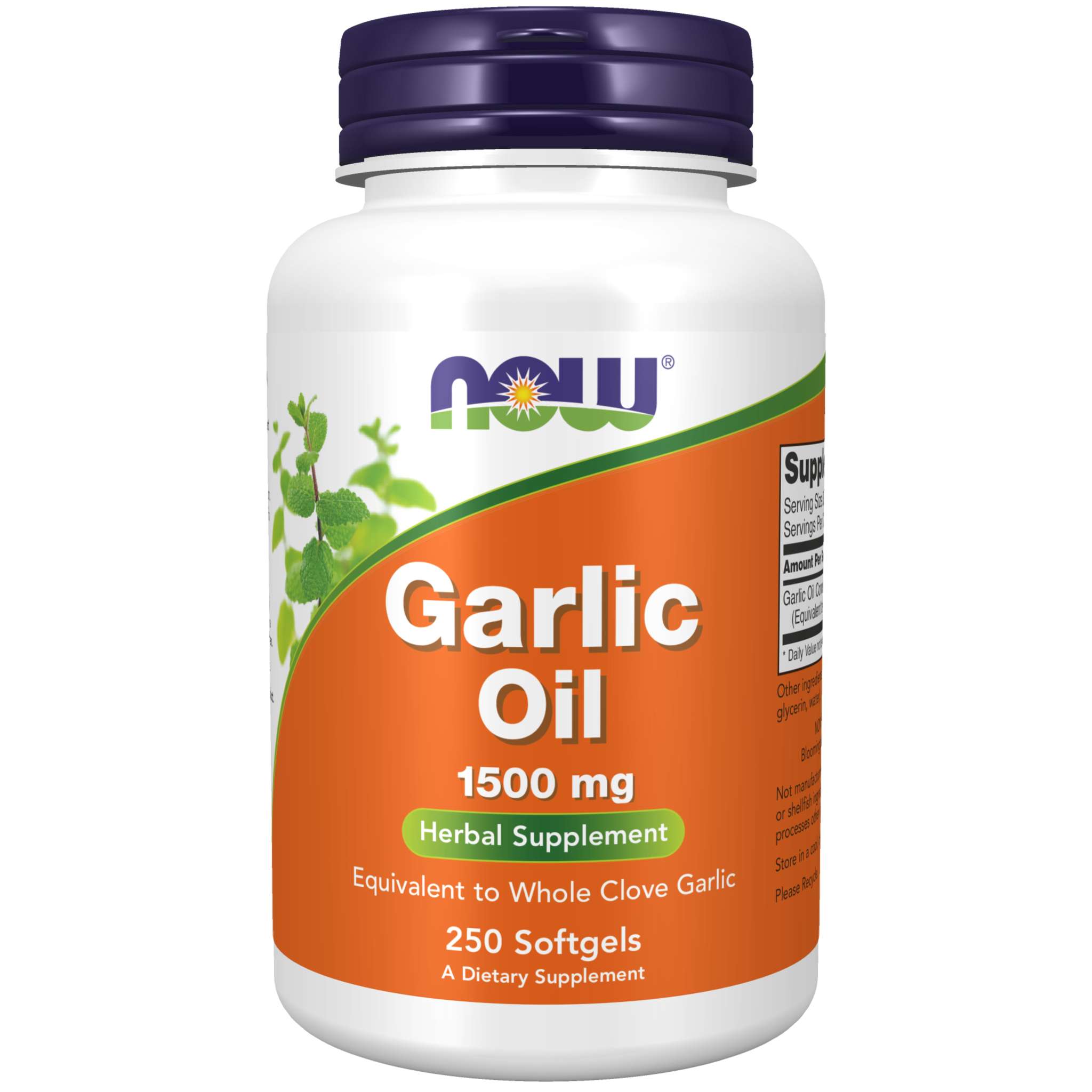 Now Foods - Garlic Oil 1500 mg