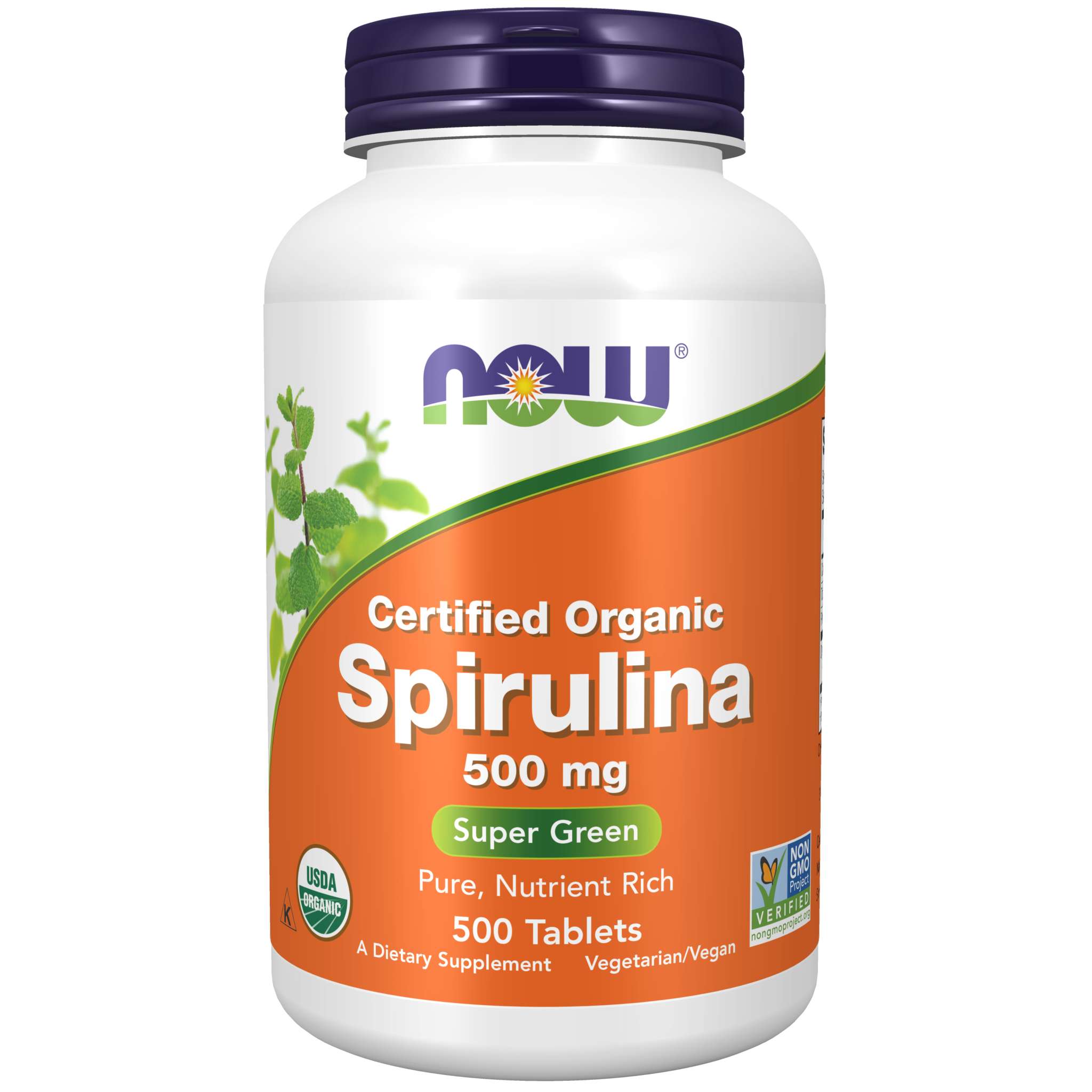Now Foods - Spirulina 500 mg