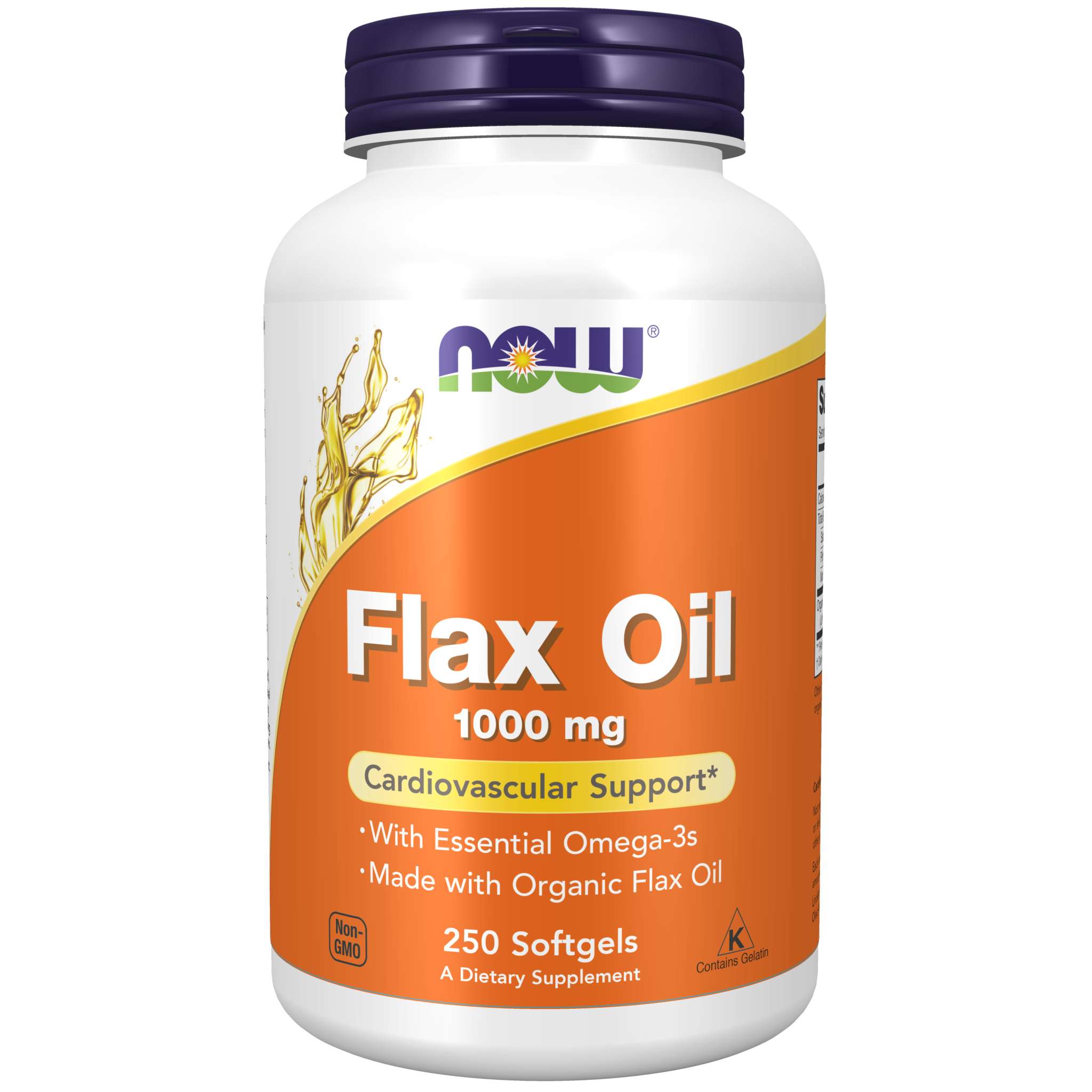 Now Foods - Flax Oil 1000 Organic