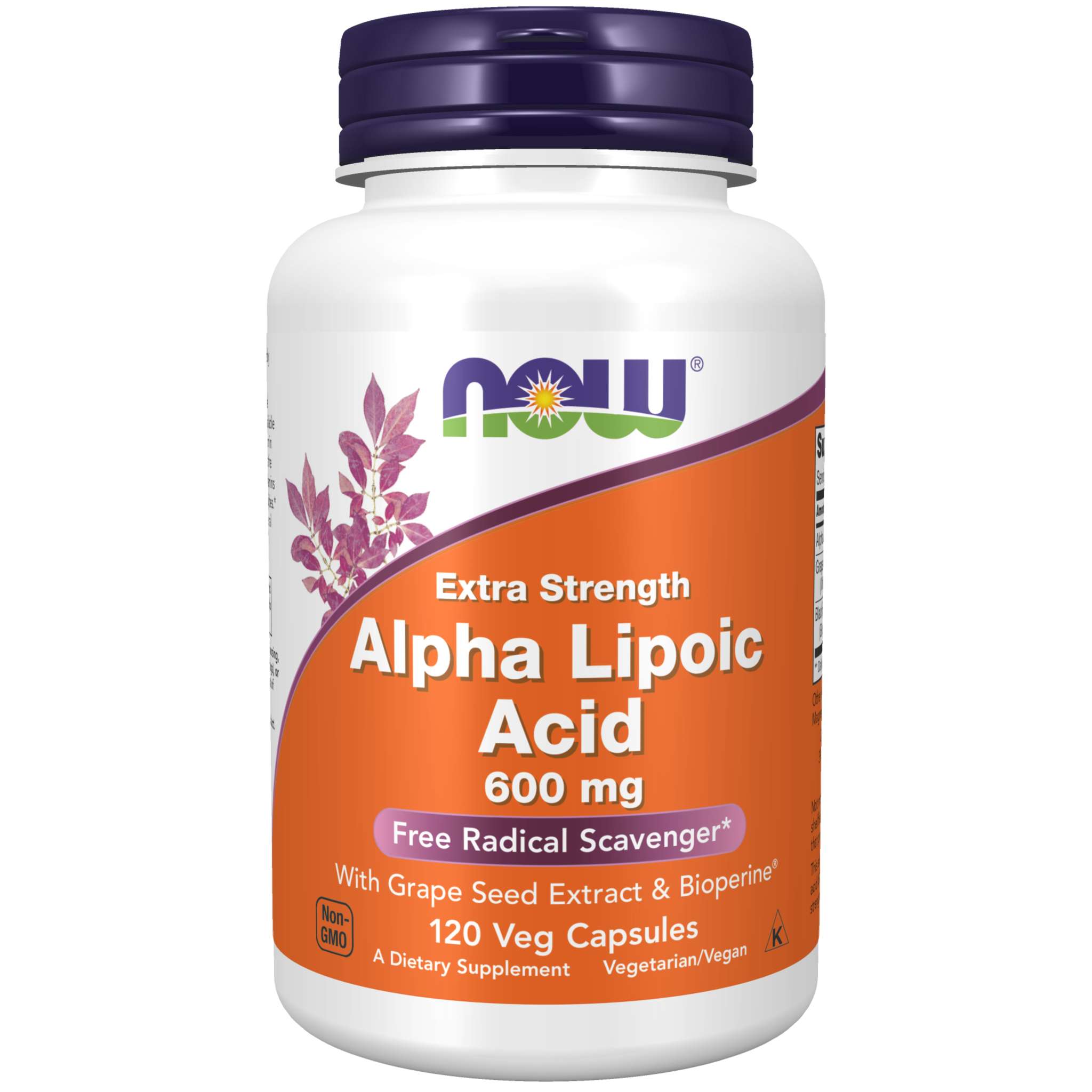 Now Foods - Lipoic Acid 600 mg vCap Alpha