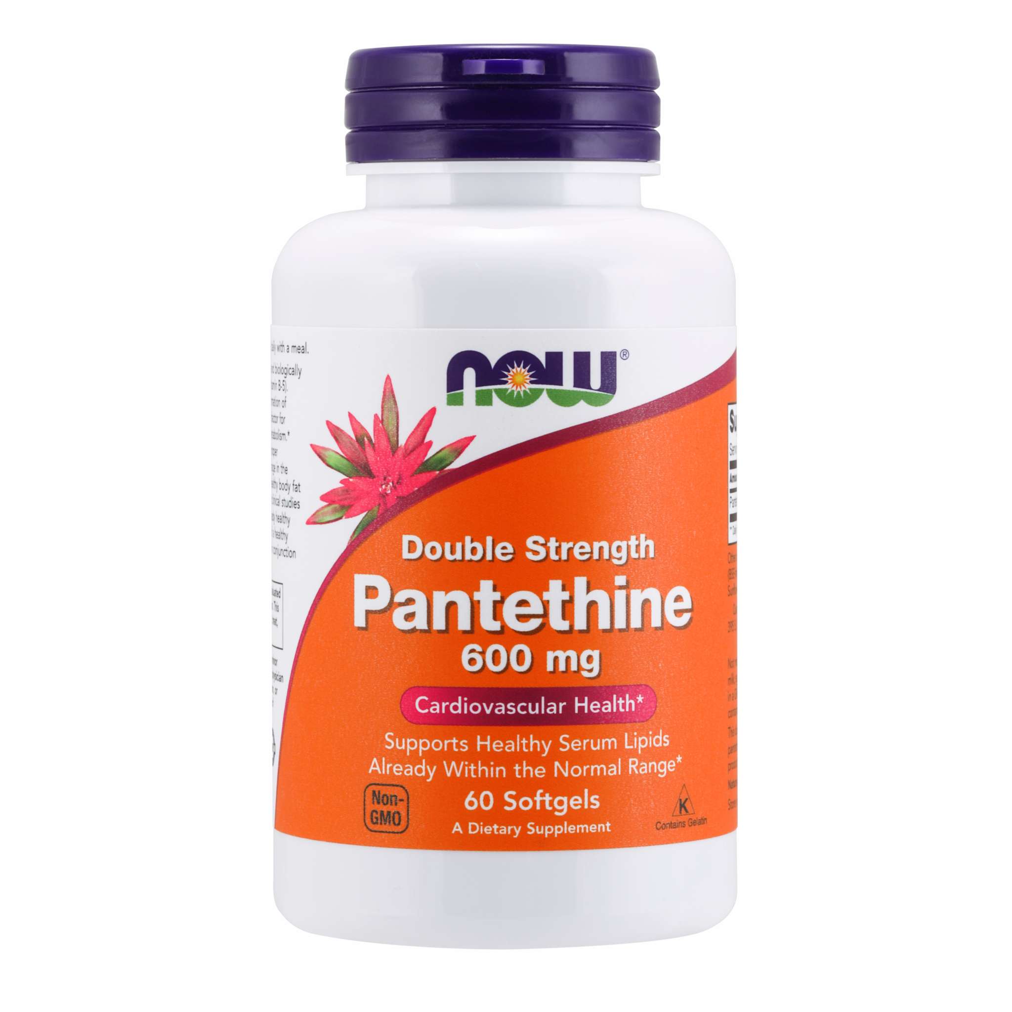 Now Foods - Pantethine 600 mg softgel