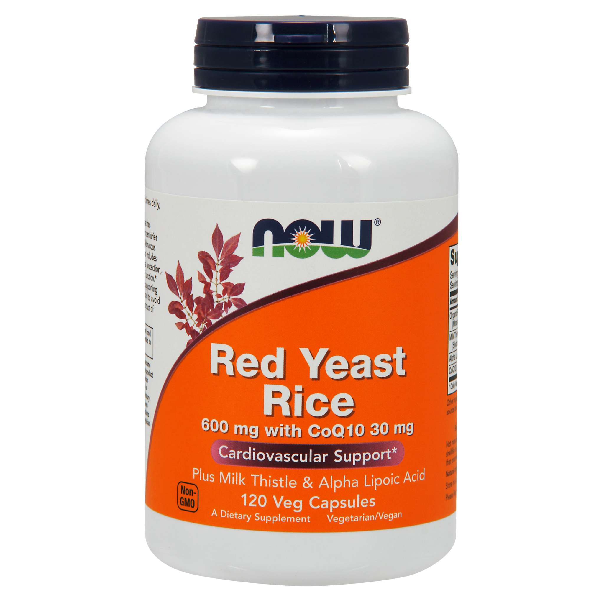 Now Foods - Red Yeast Rice 600 mg W/Coq10