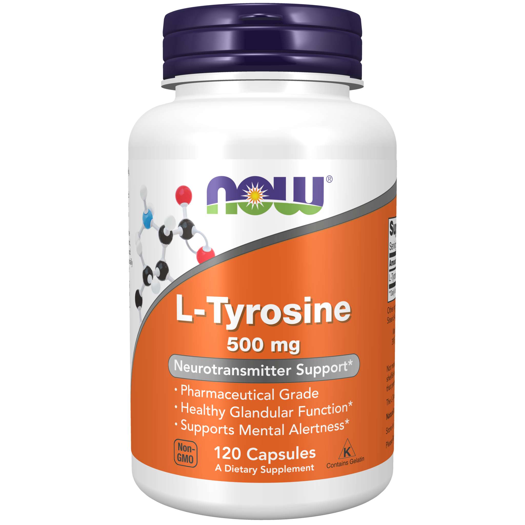 Now Foods - Tyrosine 500 mg cap