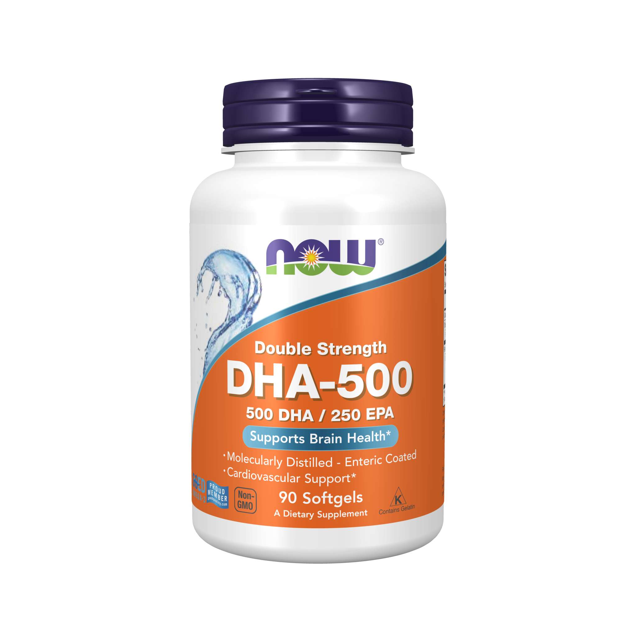 Now Foods - Dha 500 mg softgel