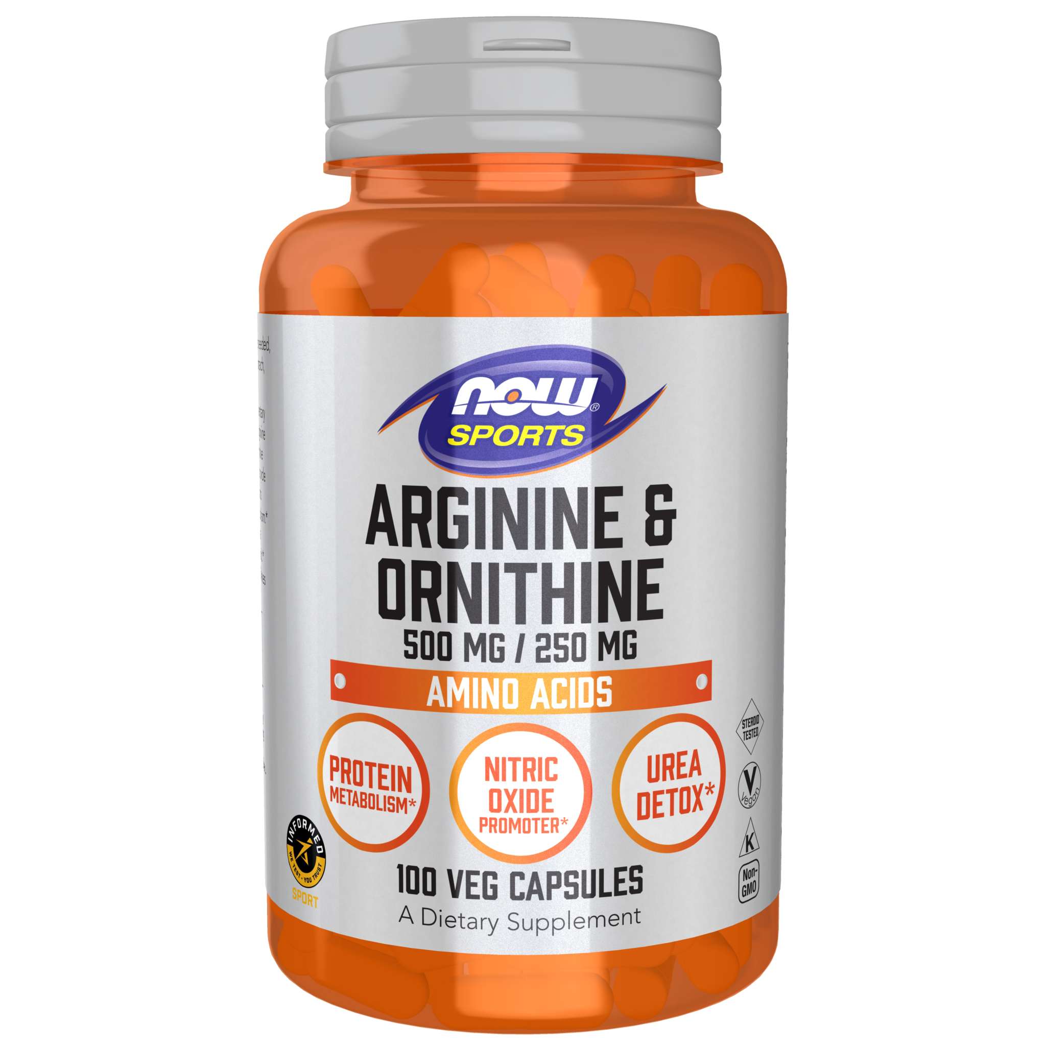 Now Foods - Arginine Ornithine 500/250