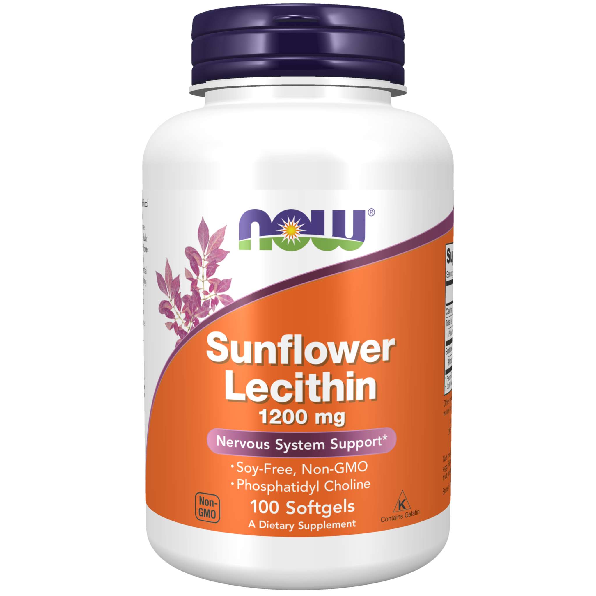 Now Foods - Lecithin 1200 mg Sunflower