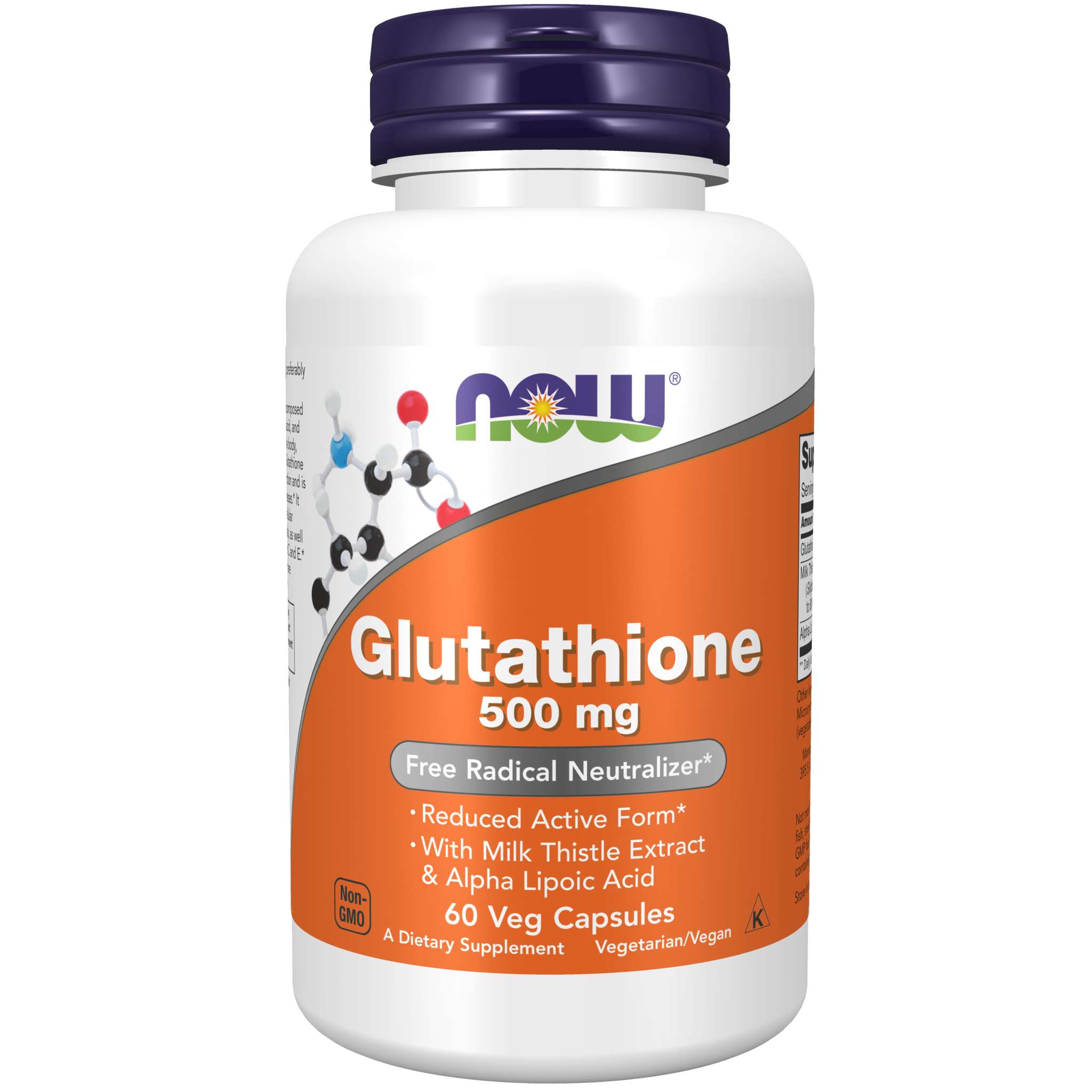 Now Foods - Glutathione 500 mg