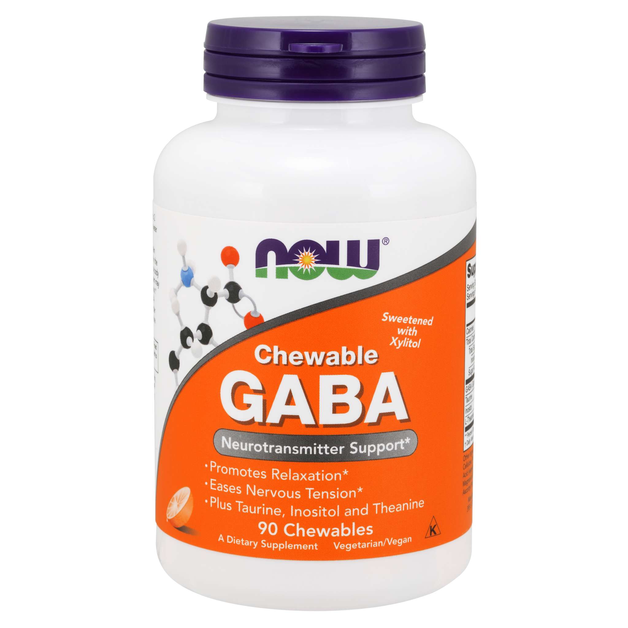 Now Foods - Gaba 250 mg chew