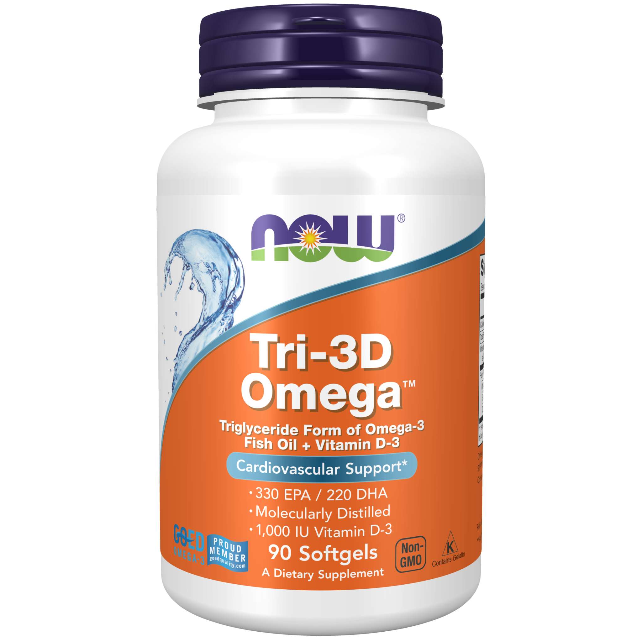 Now Foods - Tri 3d Omega softgel