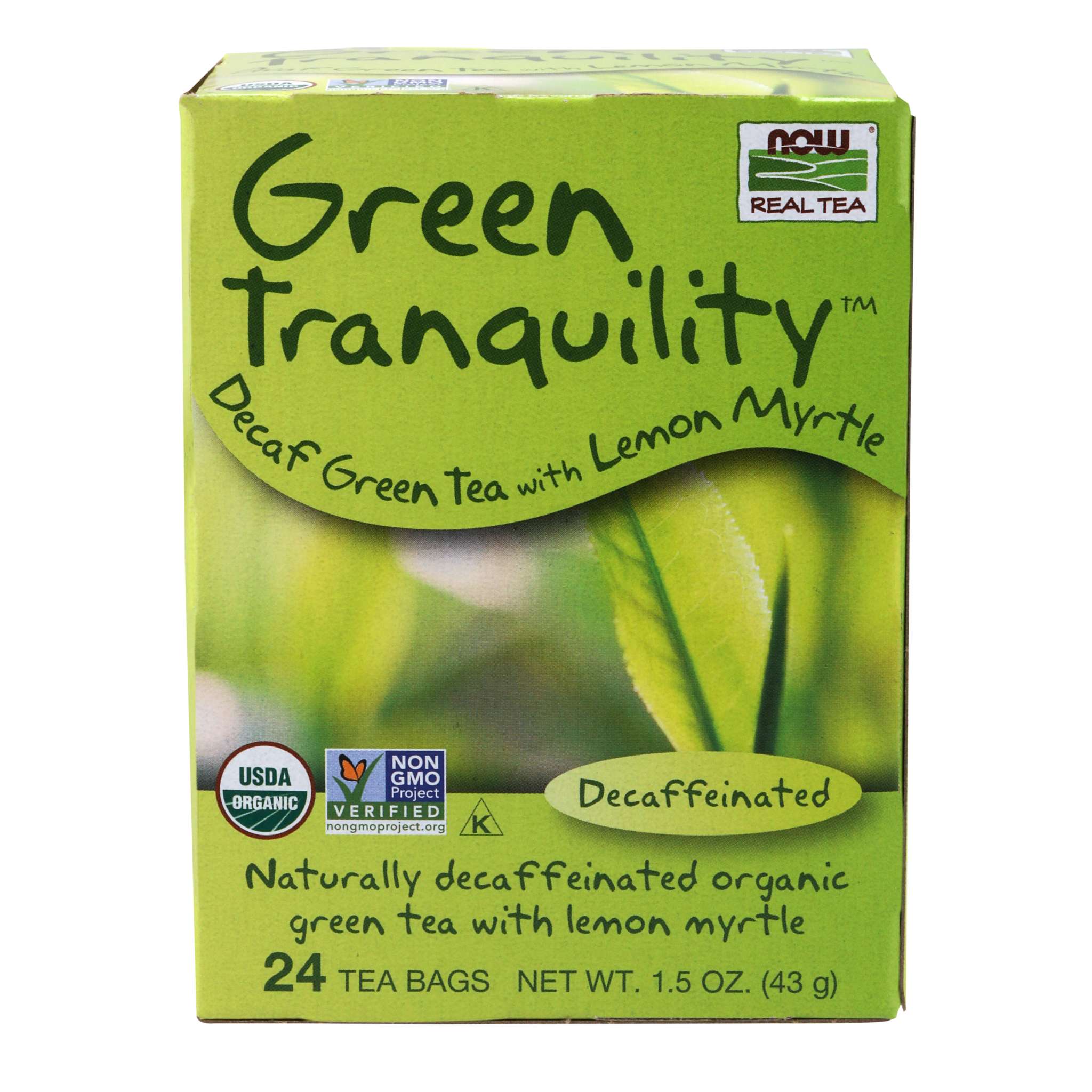 Now Foods - Green Tranquil Tea Decaf Org