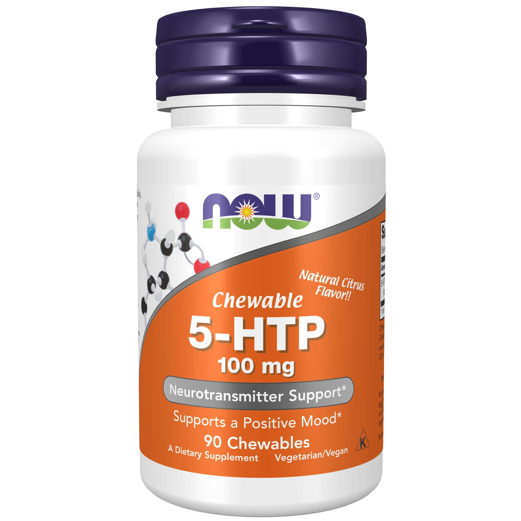 Now Foods - 5 HTP 100 mg chew