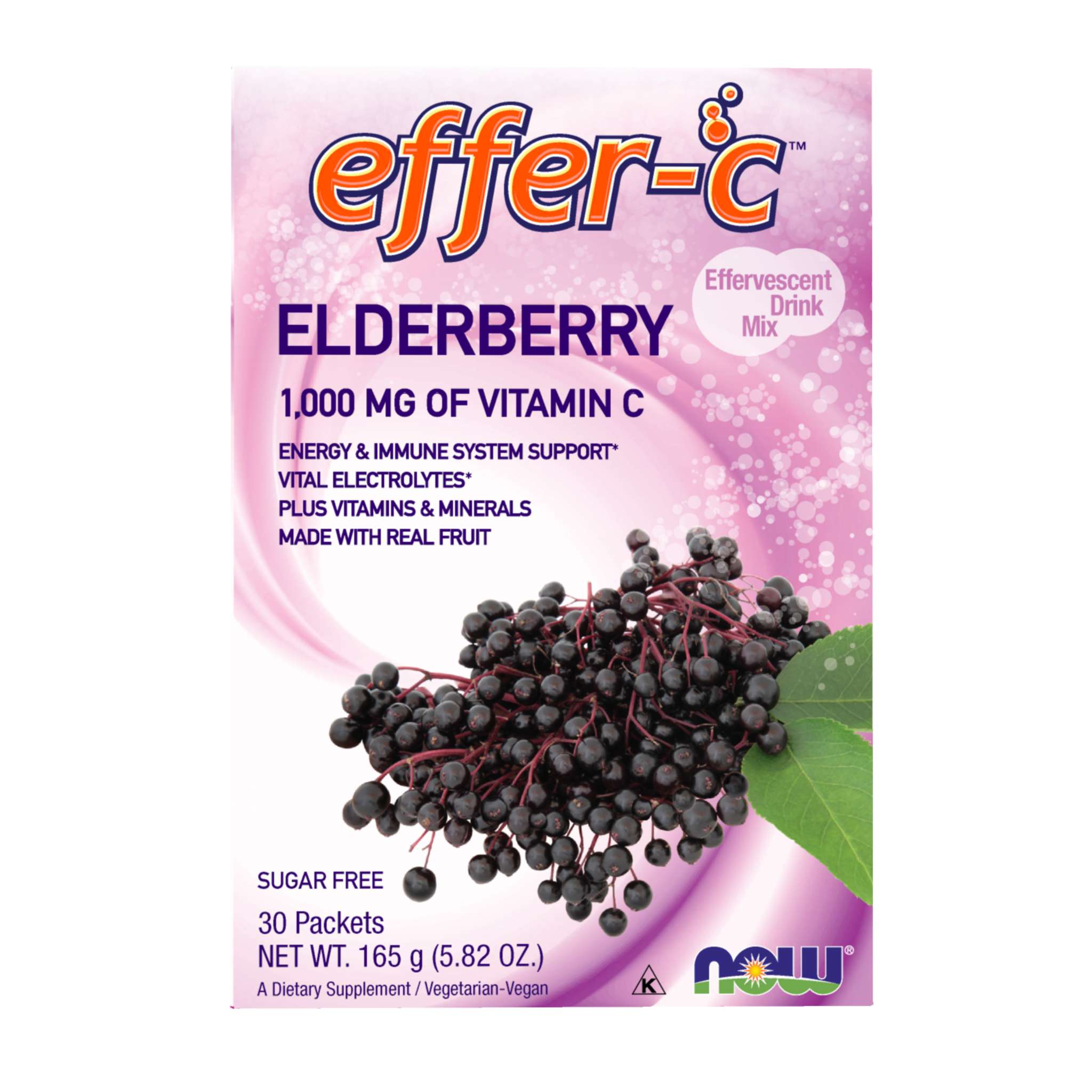 Now Foods - Effer C Elderberry Pak