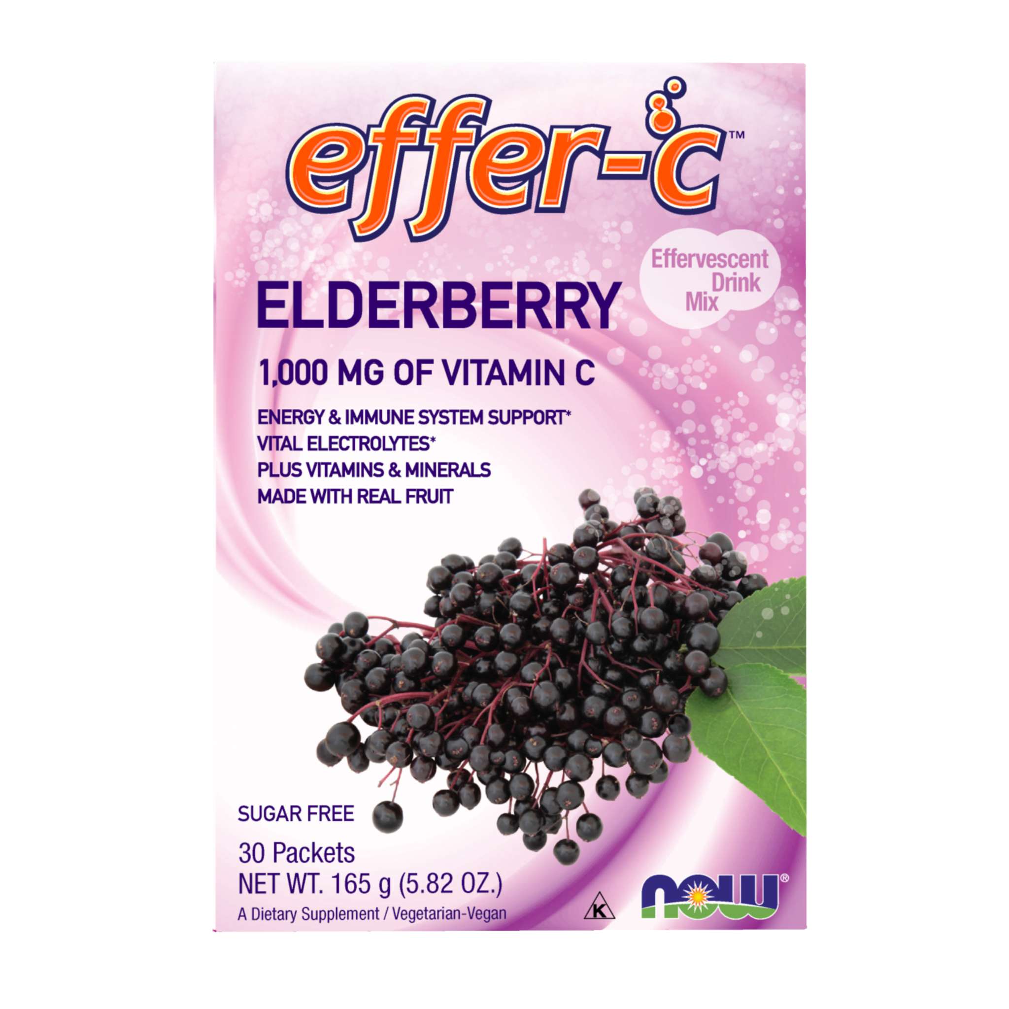 Now Foods - XXXEFFER C ELDERBERRY PAK