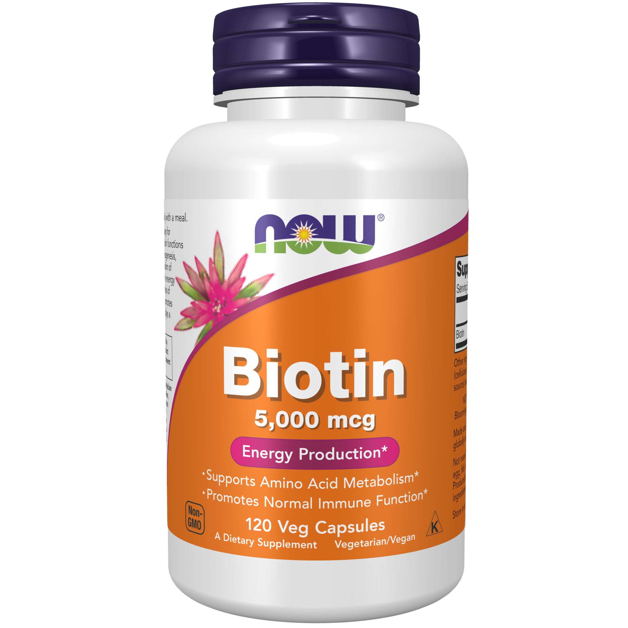 Now Foods - Biotin 5000 mcg vCap