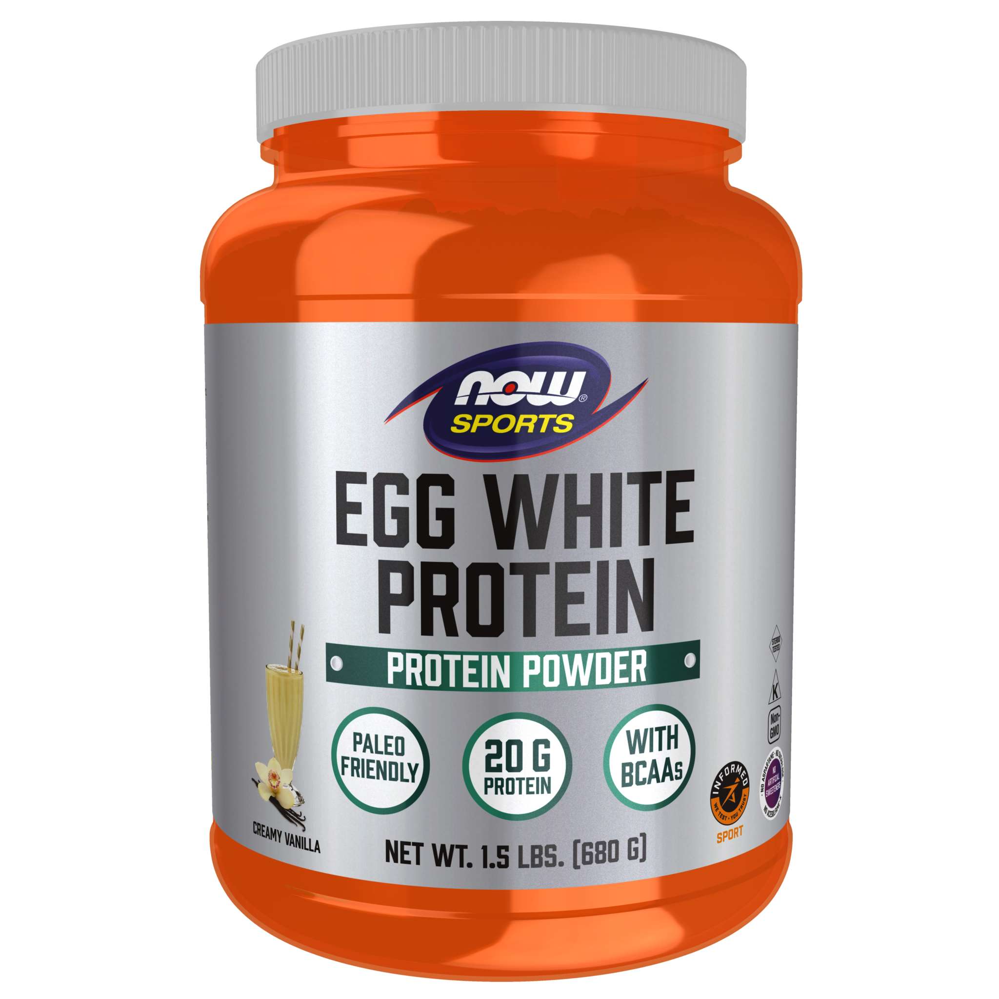 Now Foods - Egg White Protein Van Instant