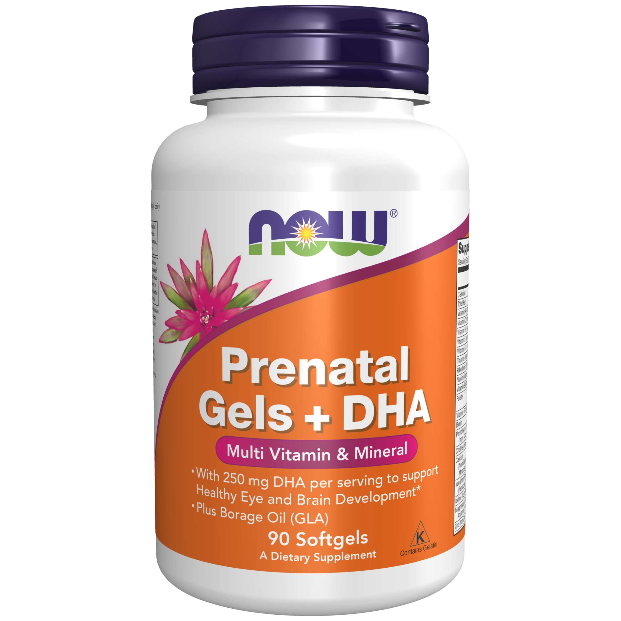 Now Foods - Prenatal Gels + Dha