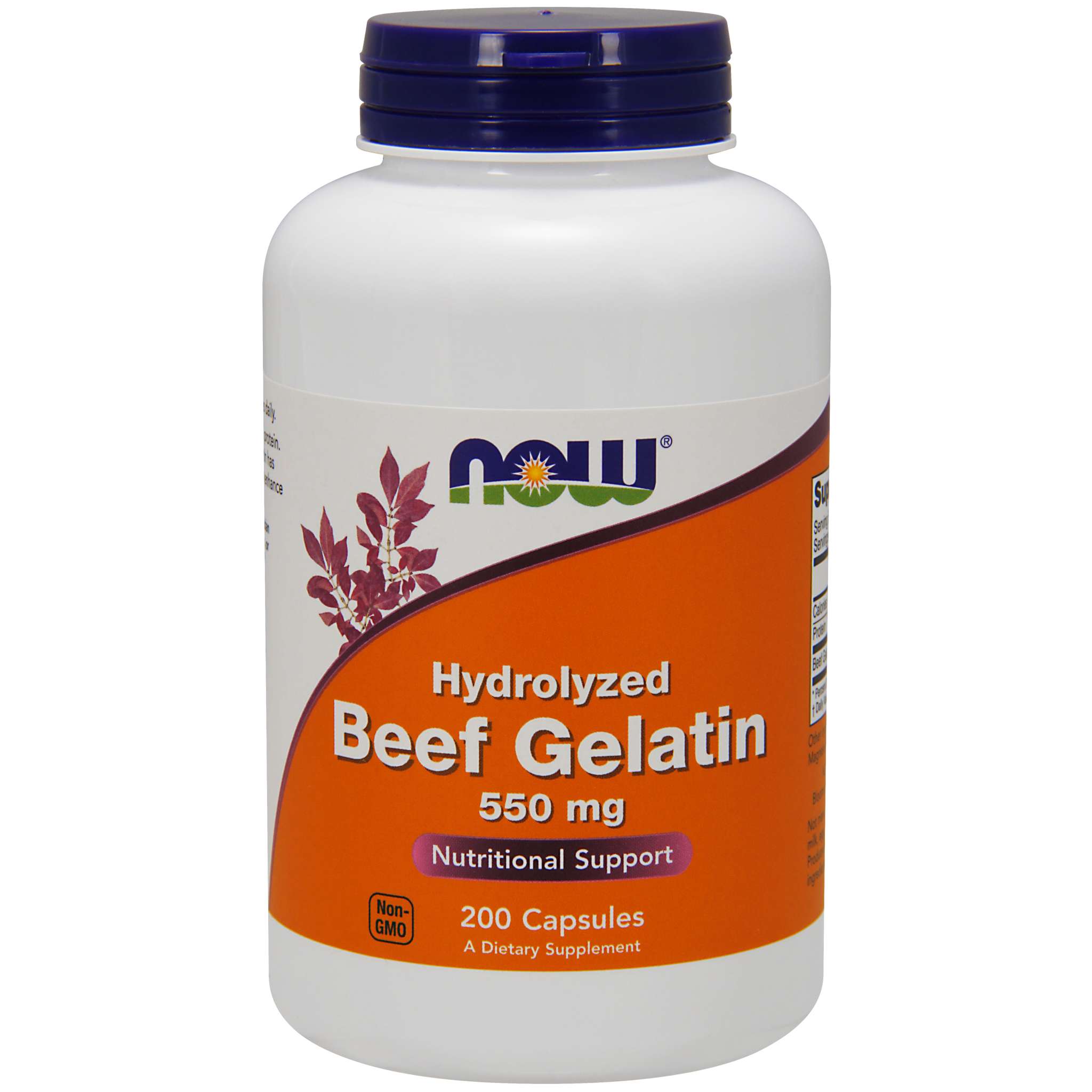 Now Foods - Beef Gelatin 550 mg Hydrolyzed