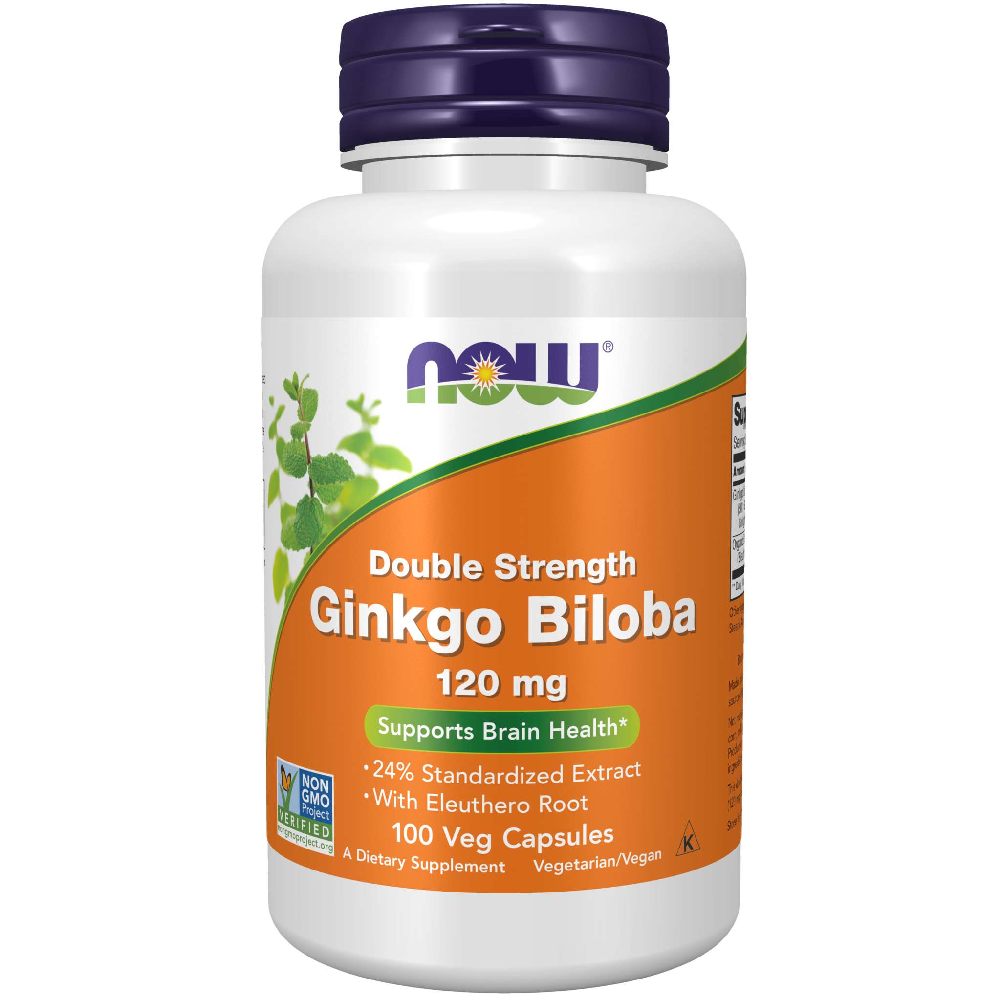 Now Foods - Ginkgo Biloba 120 mg Eleuther0