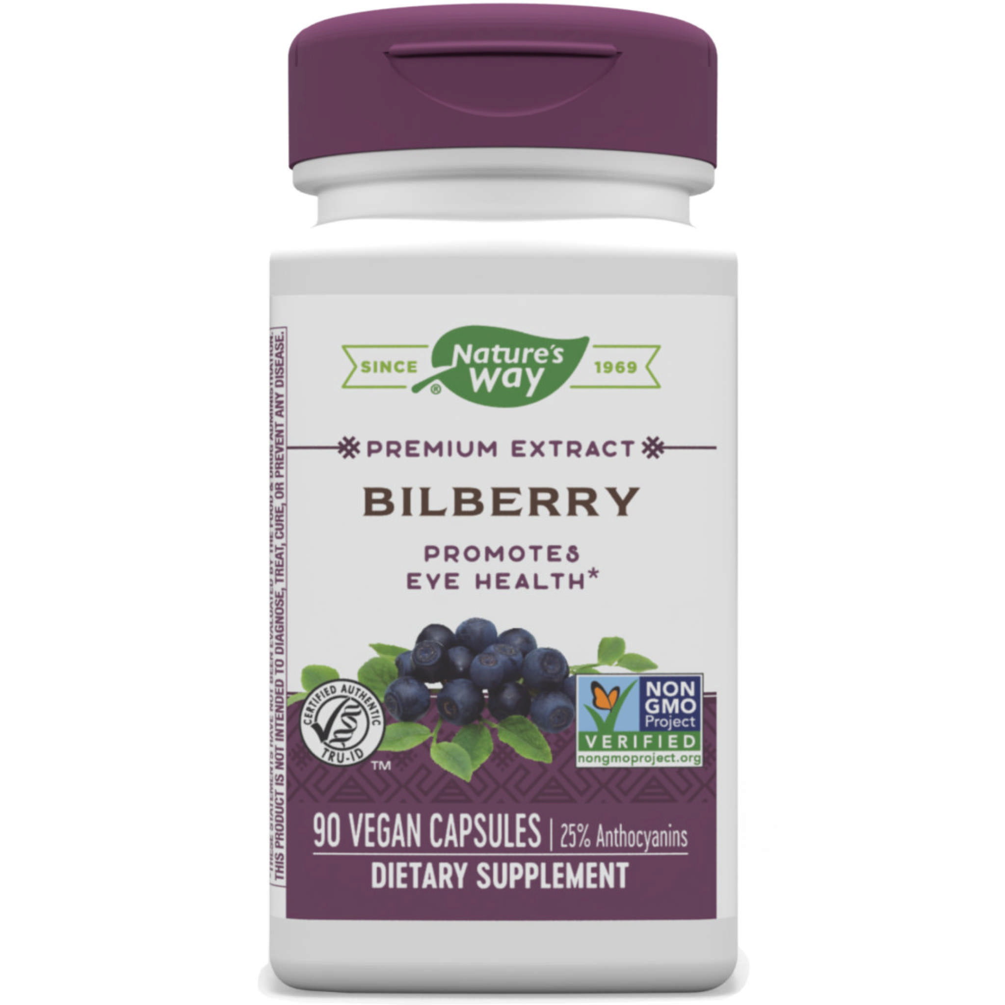 Natures Way - Bilberry Ext Stand 80 mg