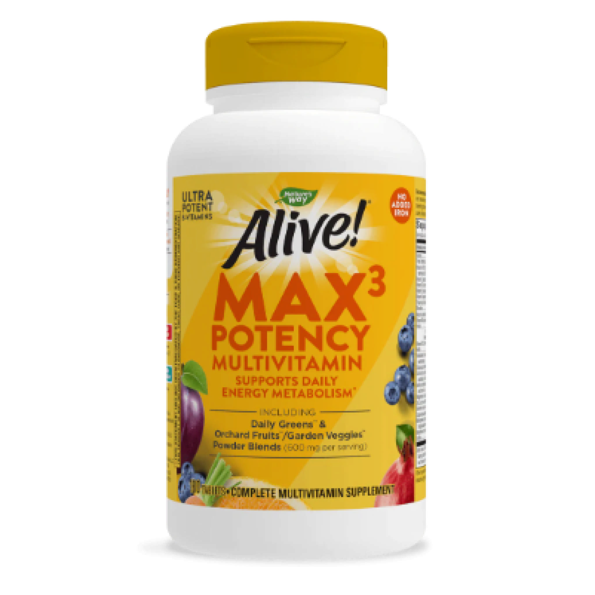 Natures Way Vitamin - Alive No Iron Added