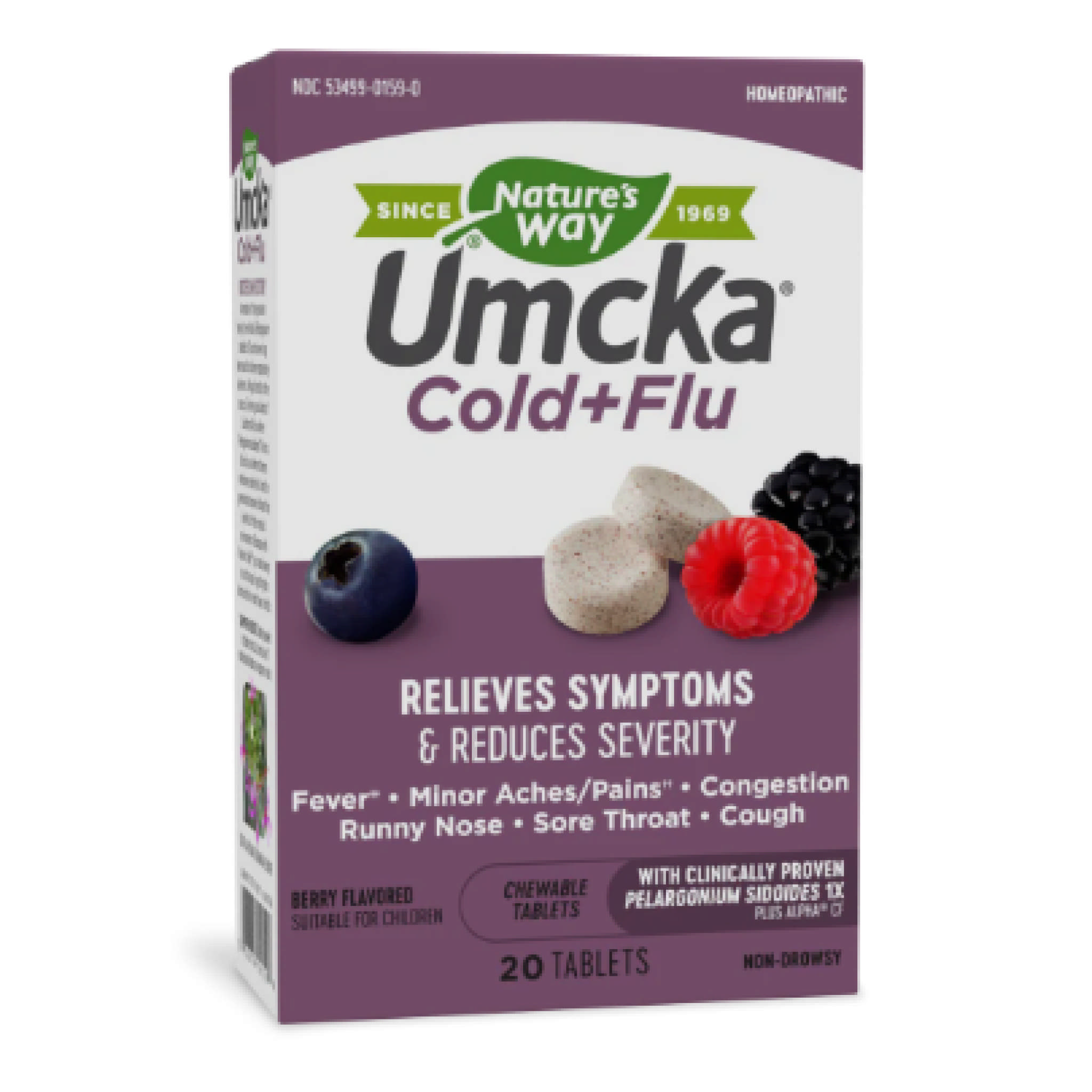 Natures Way Vitamin - Umcka Cold & Flu Berry chew