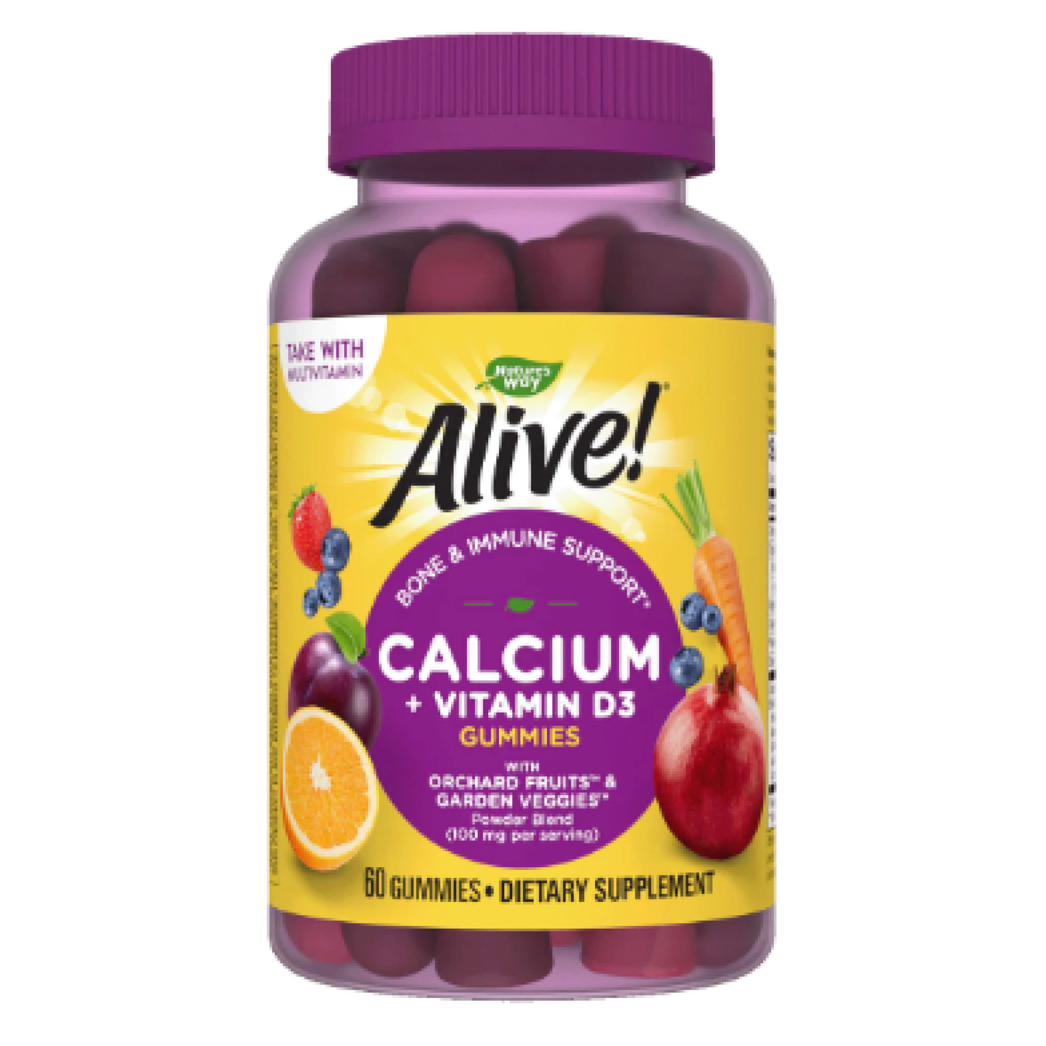 Natures Way Vitamin - Alive Calcium Gummies