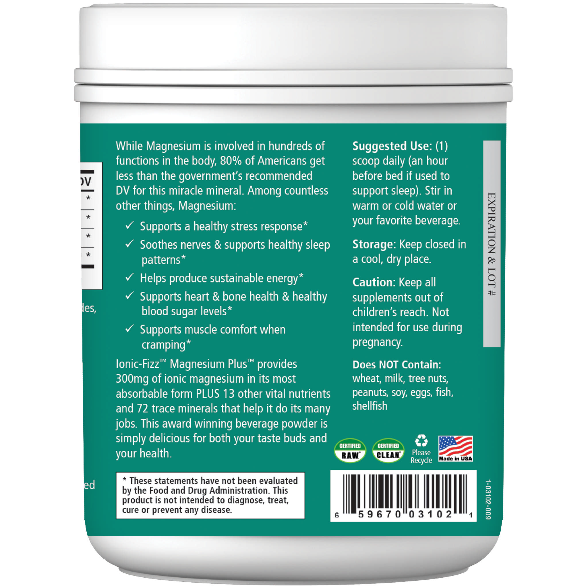Pure Essence Labs - Ionic Fizz Magnesium powder