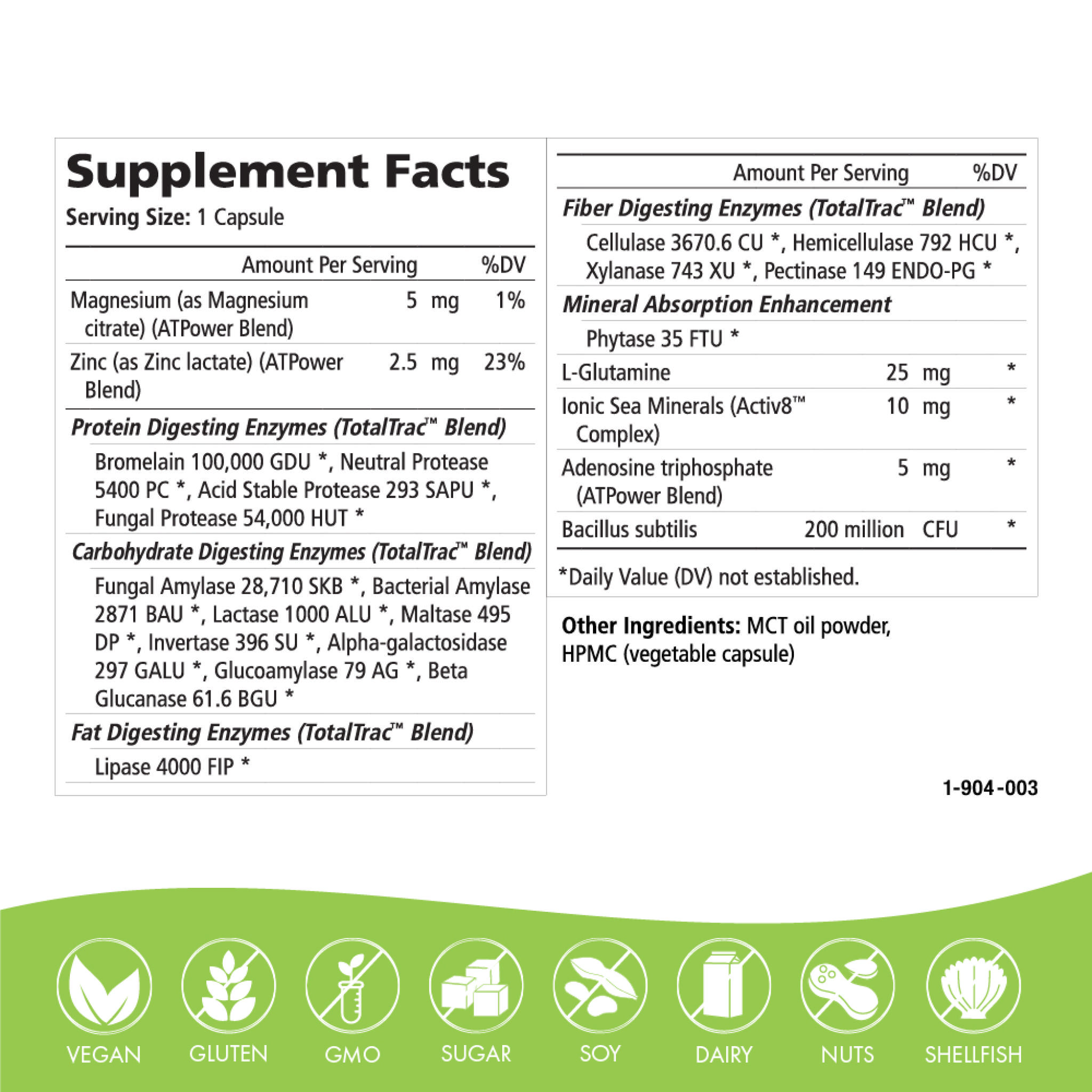 Pure Essence Labs - Omnivore Real Zymes vCap