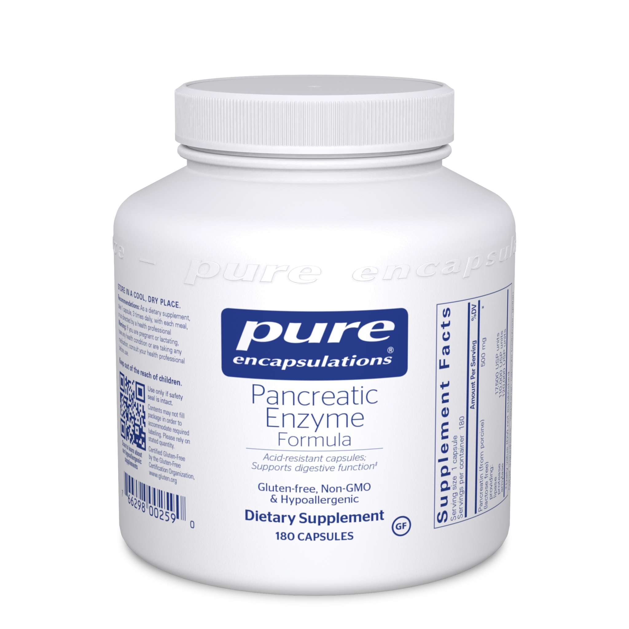 Pure Encapsulations - Pancreatic Enzyme Formula