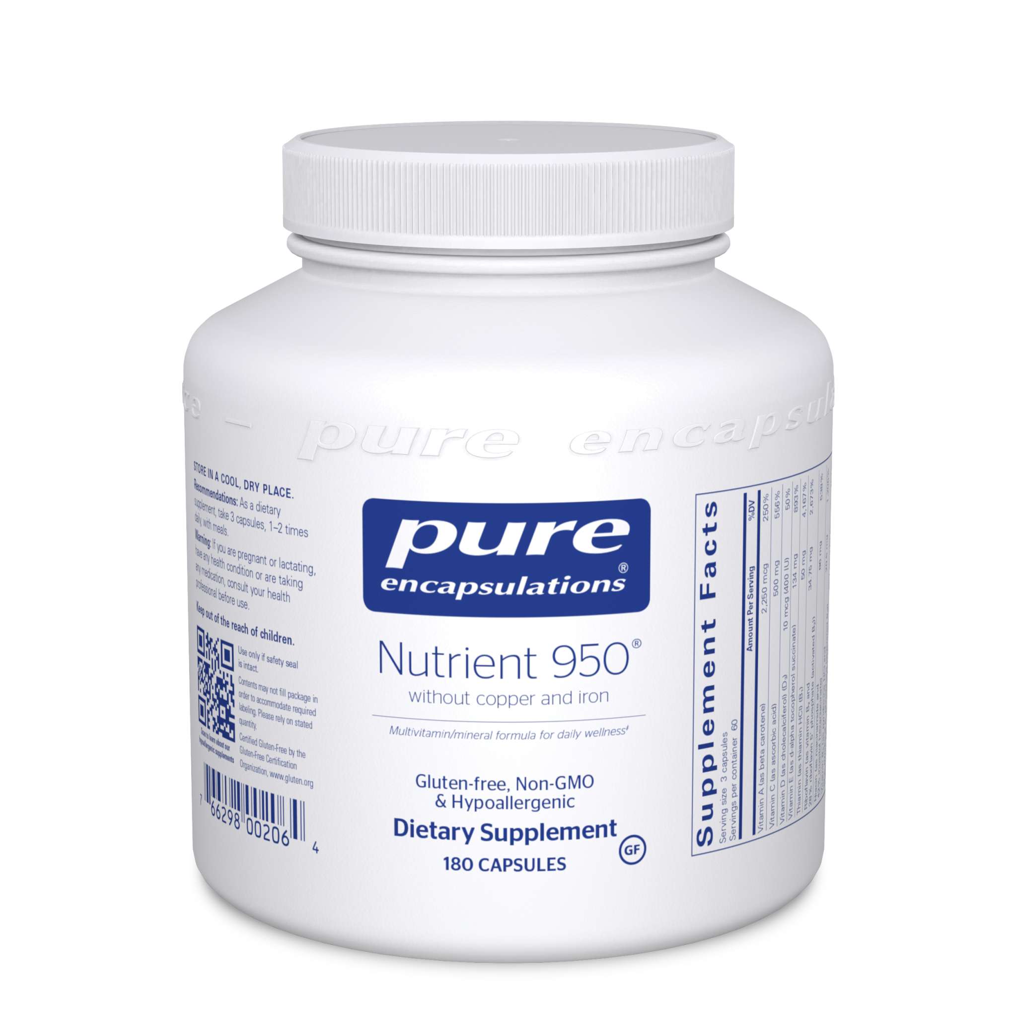 Pure Encapsulations - Nutrient 950 No Cu/Fe
