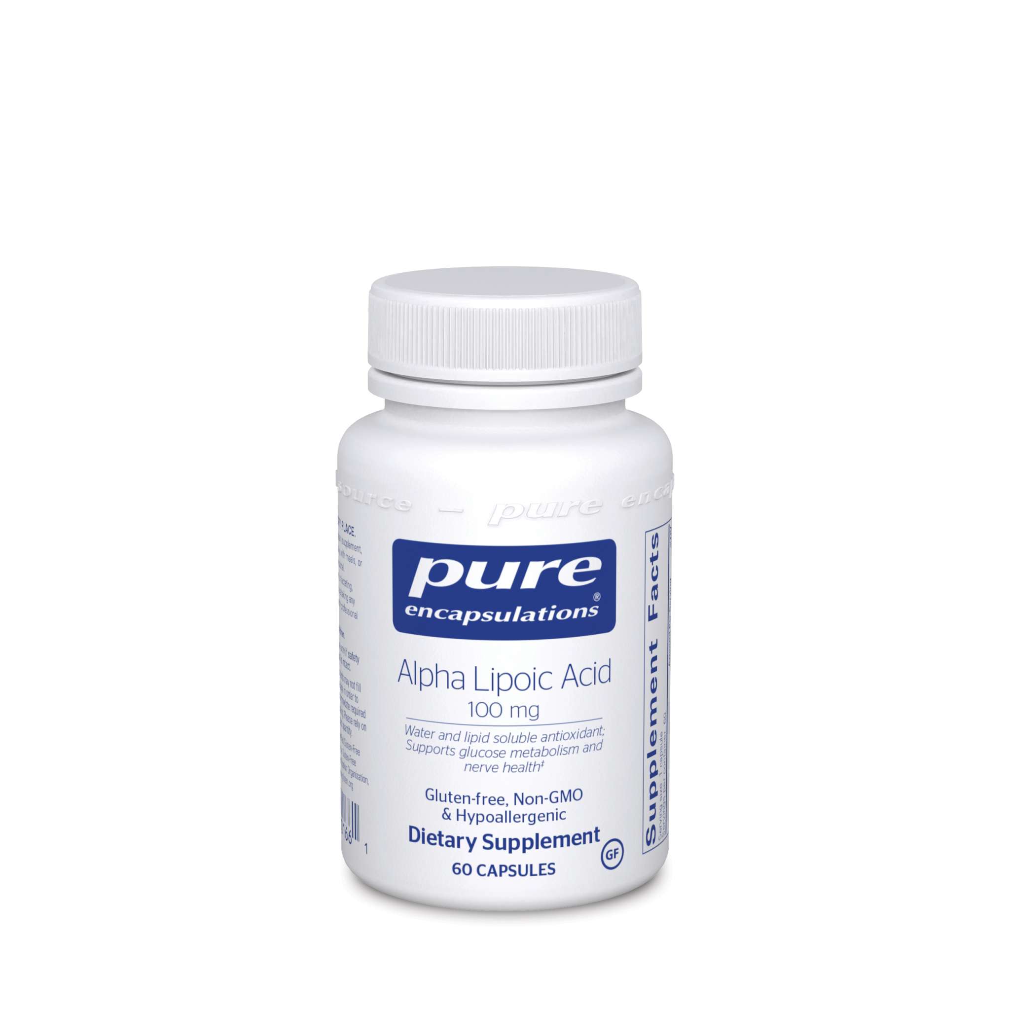 Pure Encapsulations - Lipoic Acid 100 mg Alpha