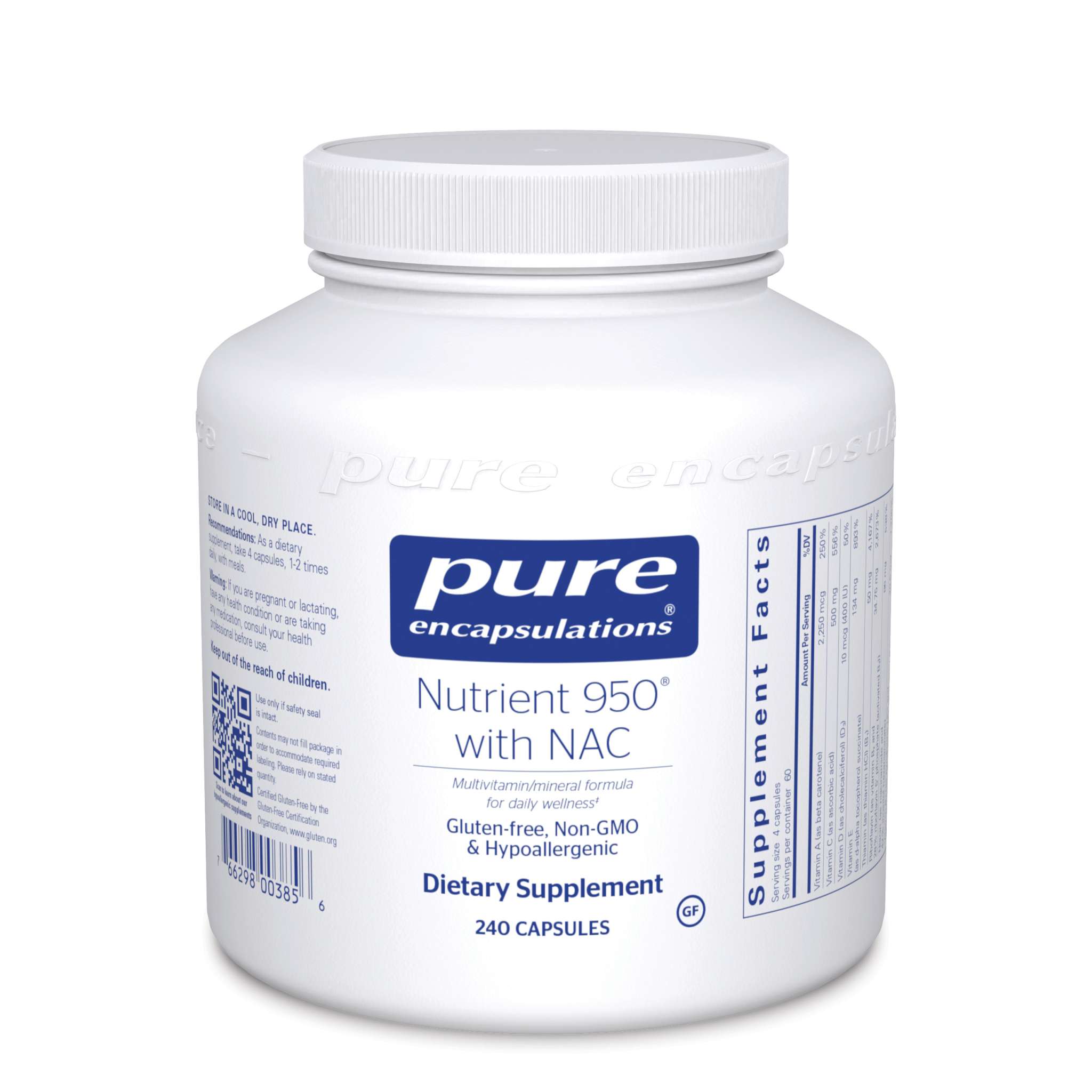 Pure Encapsulations - Nutrient 950 W/ Nac