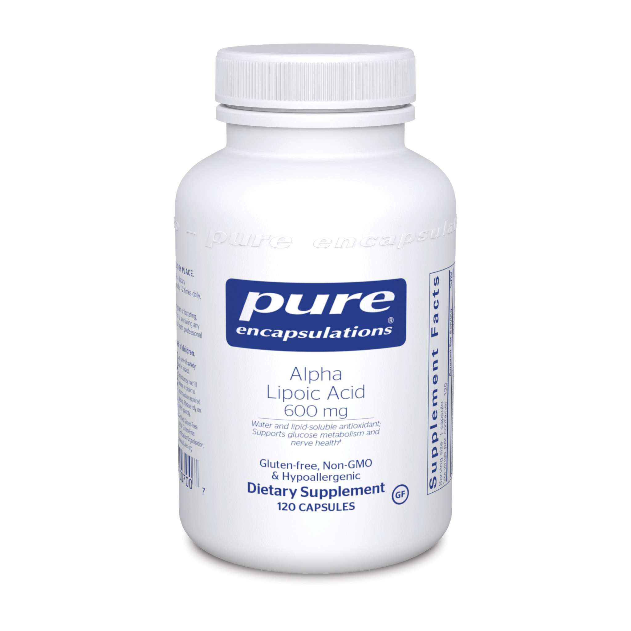 Pure Encapsulations - Lipoic Acid 600 mg Alpha