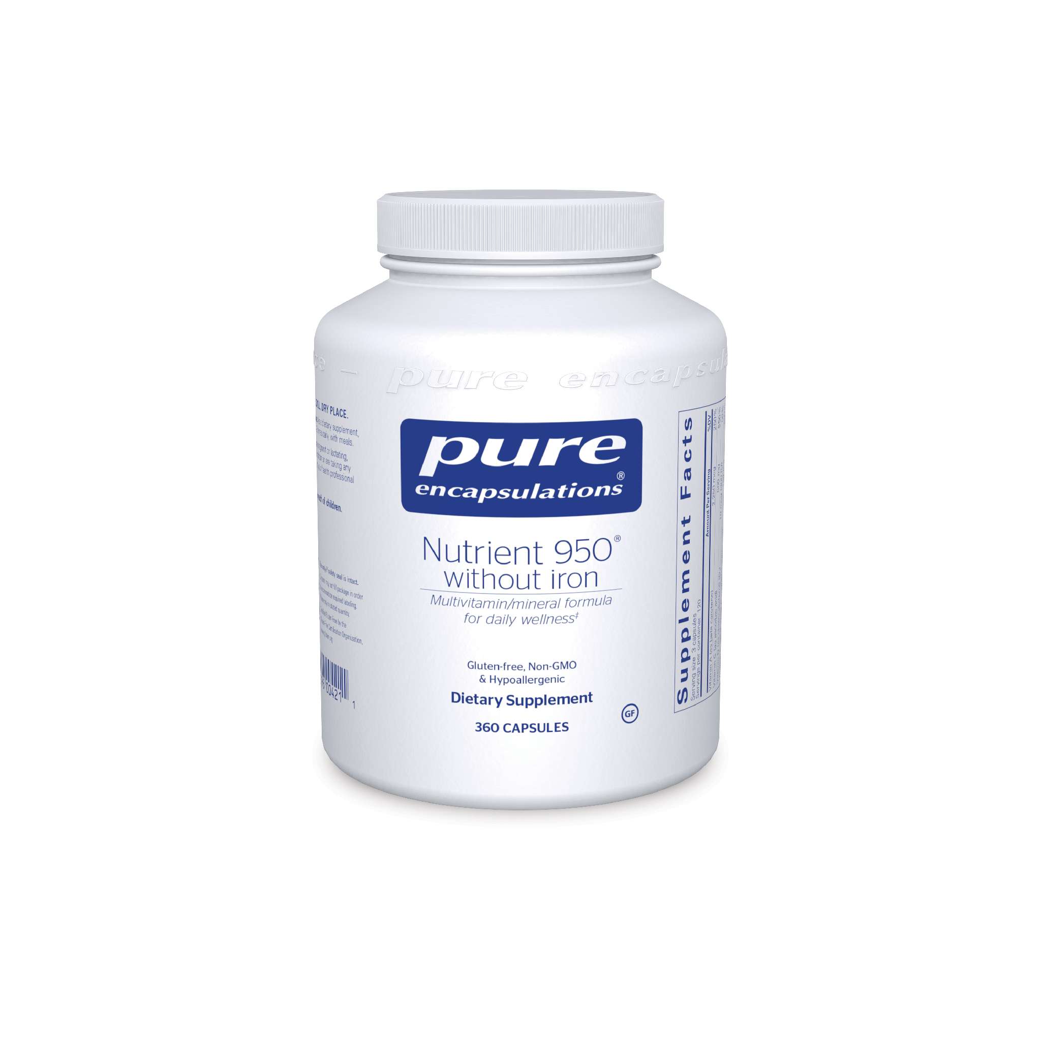 Pure Encapsulations - Nutrient 950 No Iron