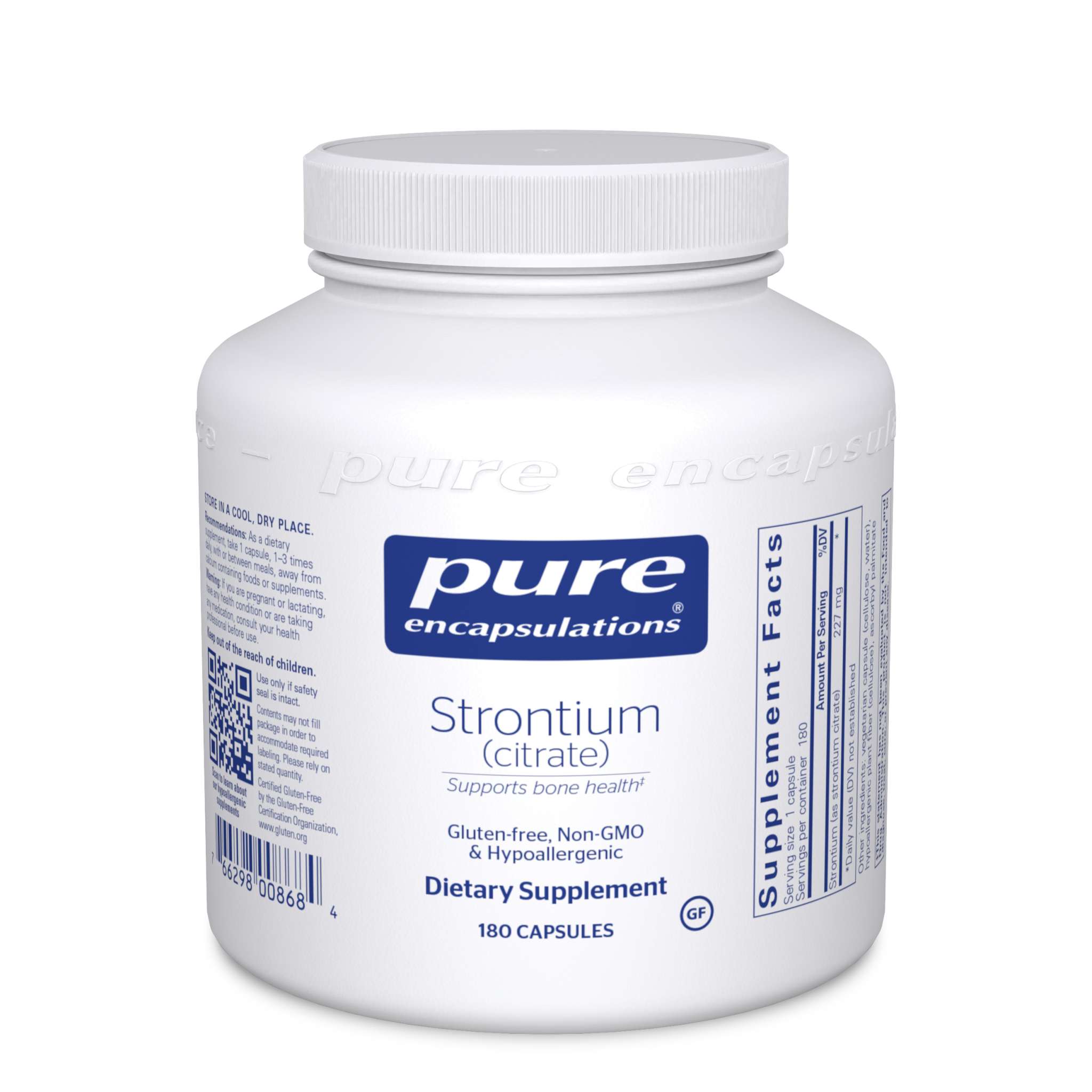 Pure Encapsulations - Strontium Citrate 227 mg